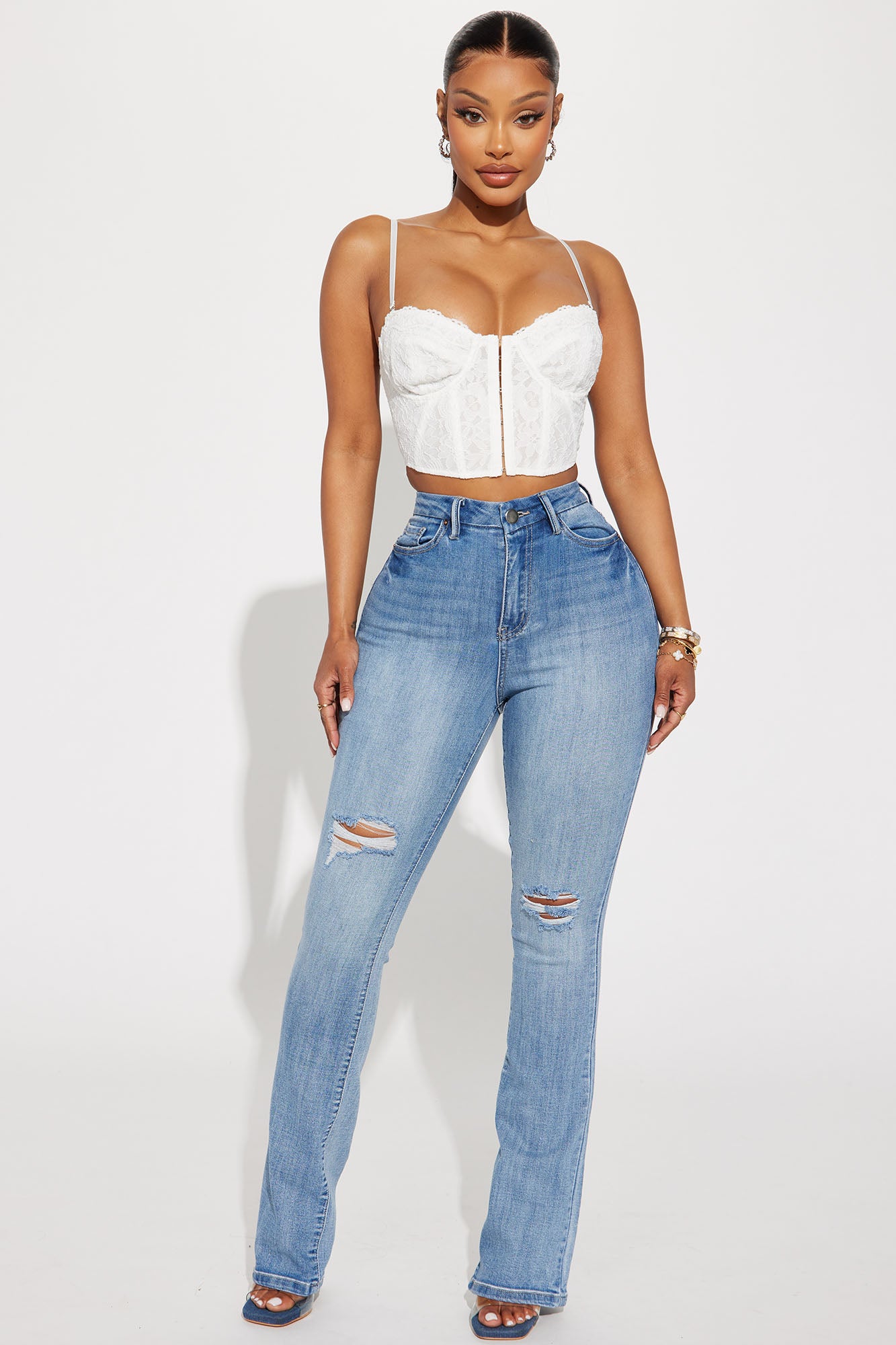 Right On Time Stretch Bootcut Jean