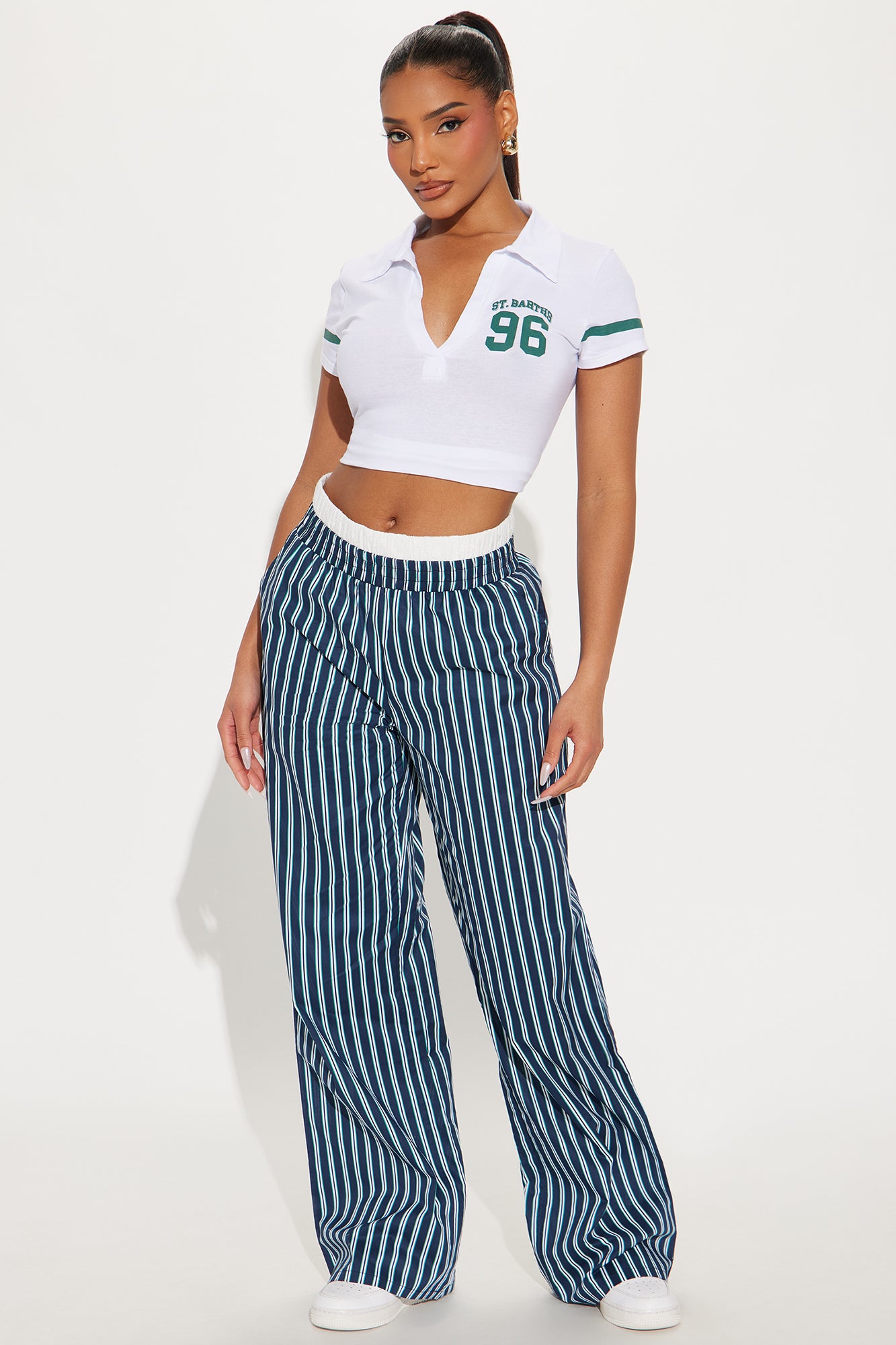 Forget Me Not Double Waistband Boxer Pant