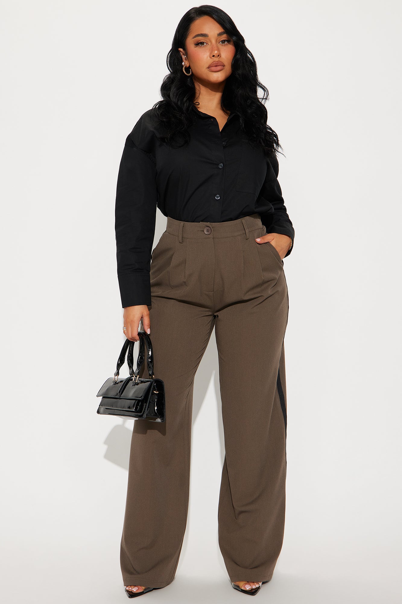 Sabine Contrast Stripe Trouser