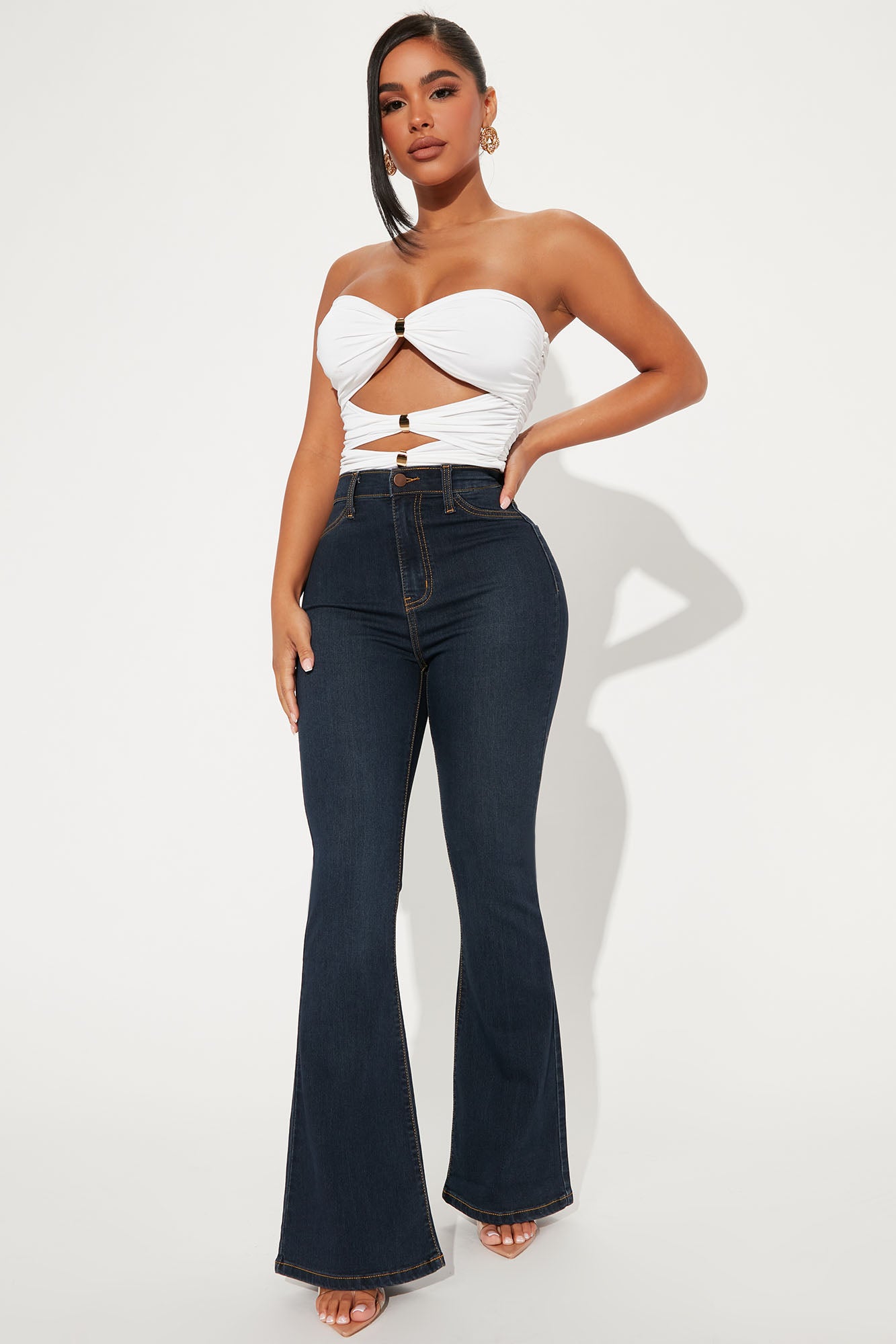 Petite Deep In My Soul Flare Jeans