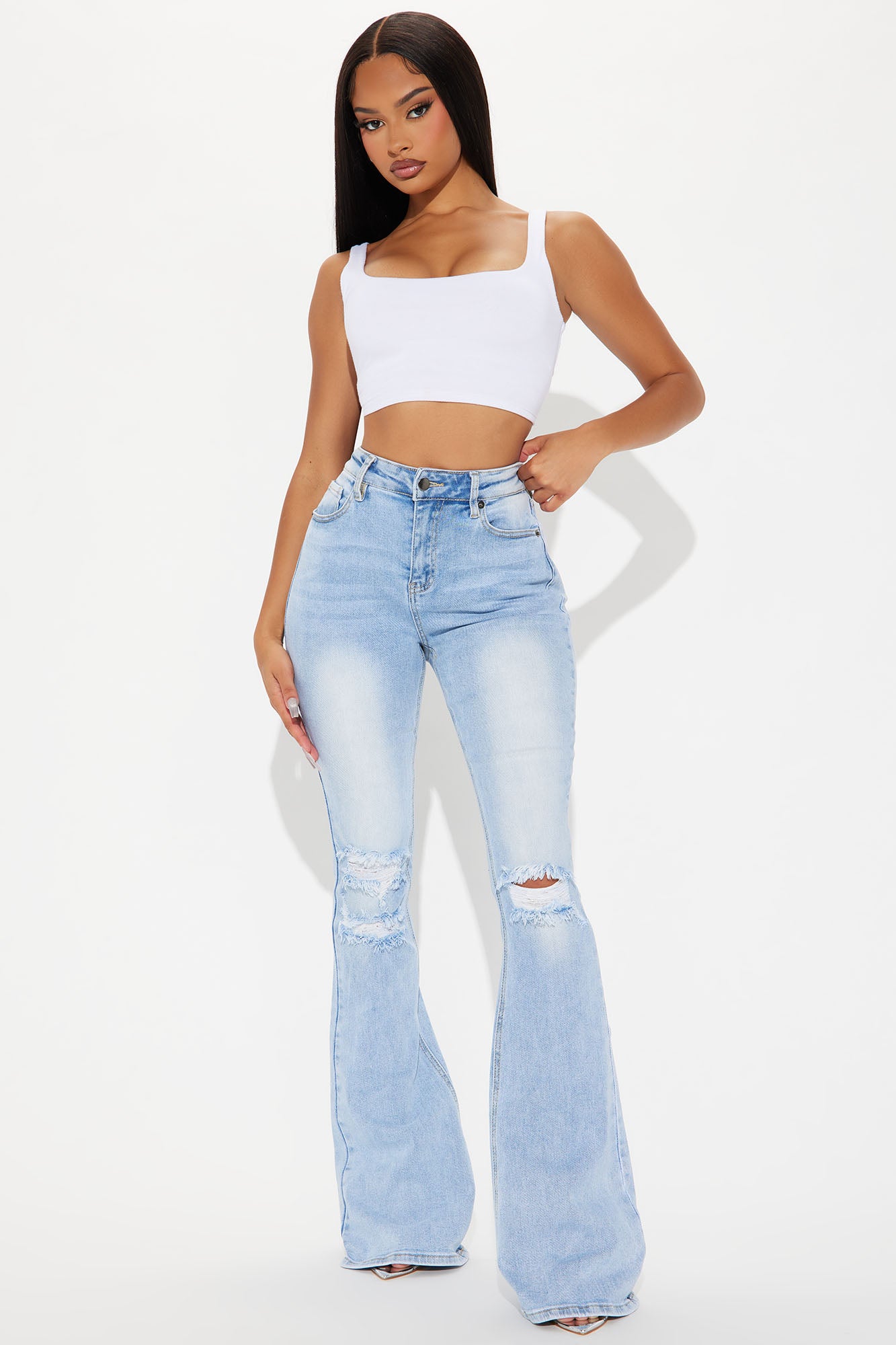 Tall Girl Bye High Rise Flare Jeans