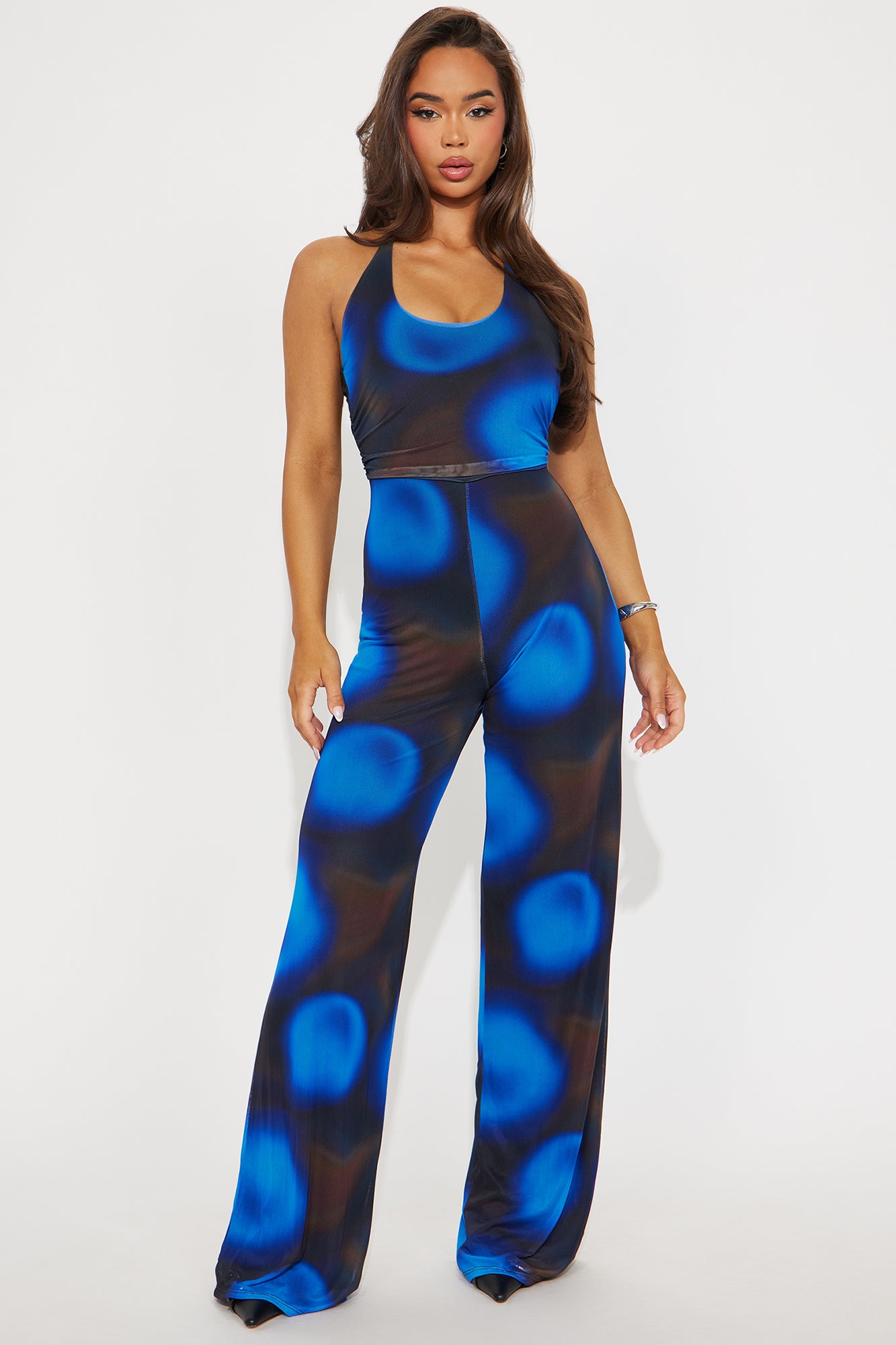 Under The Stars Mesh Jumpsuit