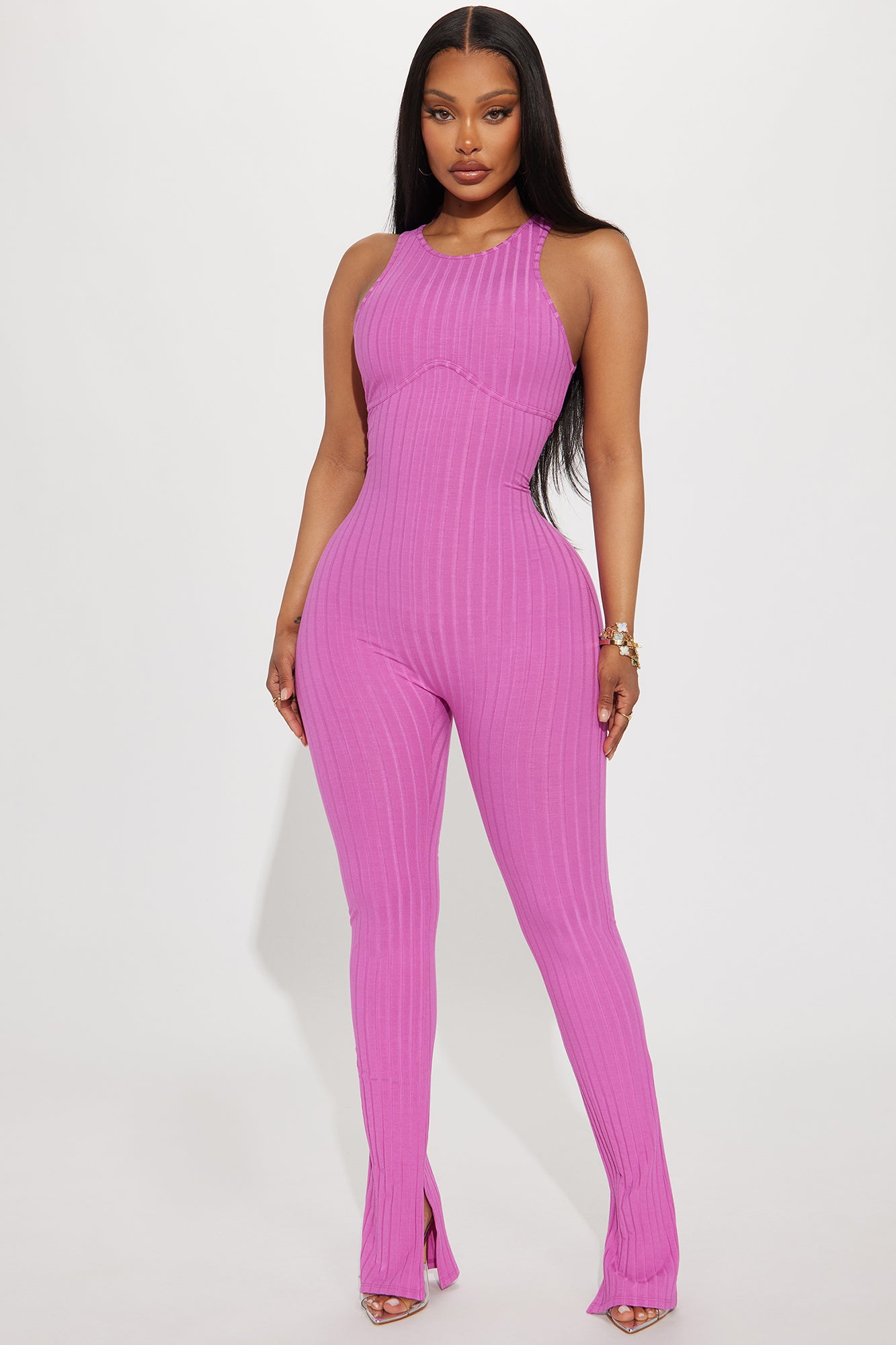 All Or Nothing Ribbed Jumpsuit