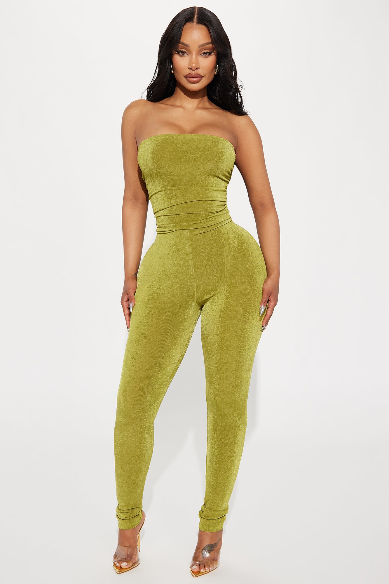 Off My Mind Slinky Jumpsuit
