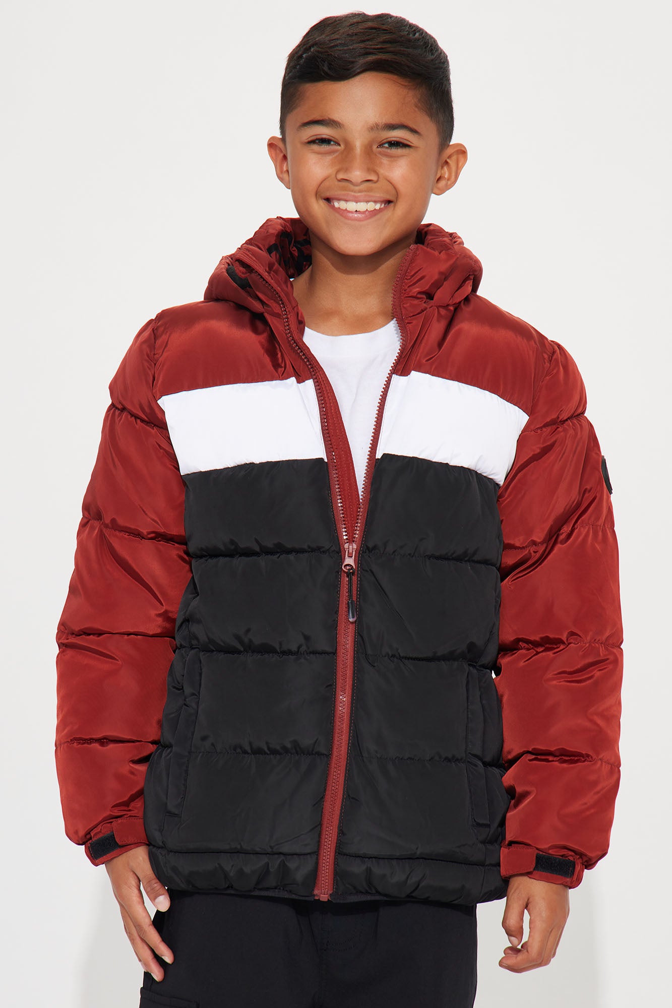 Mini Colorblock Puffer Jacket