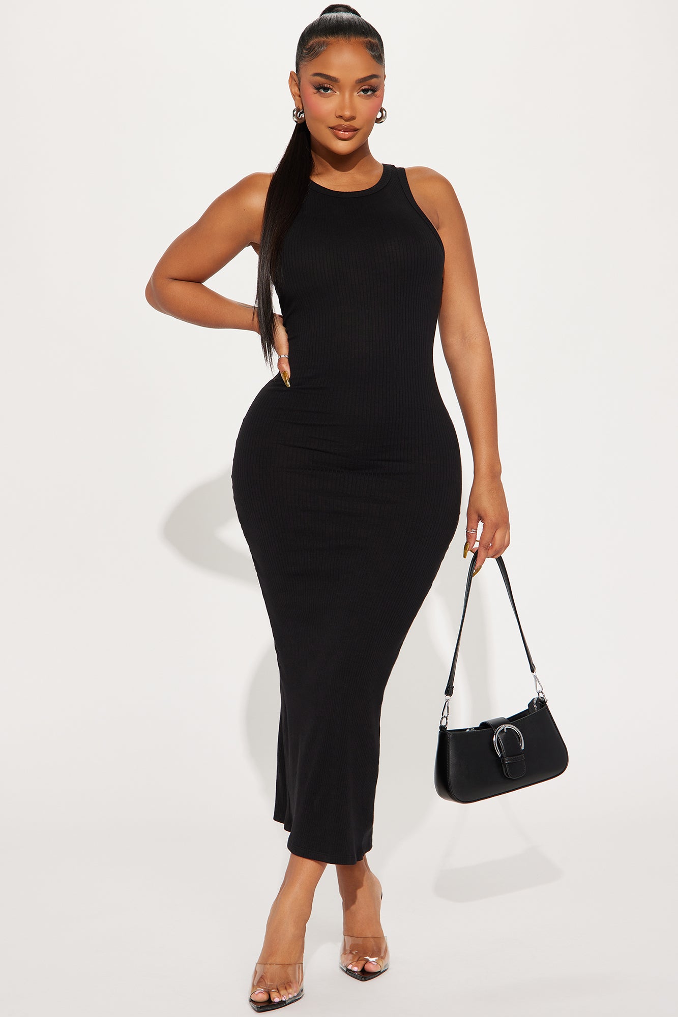 Danielle Ribbed Maxi Dress