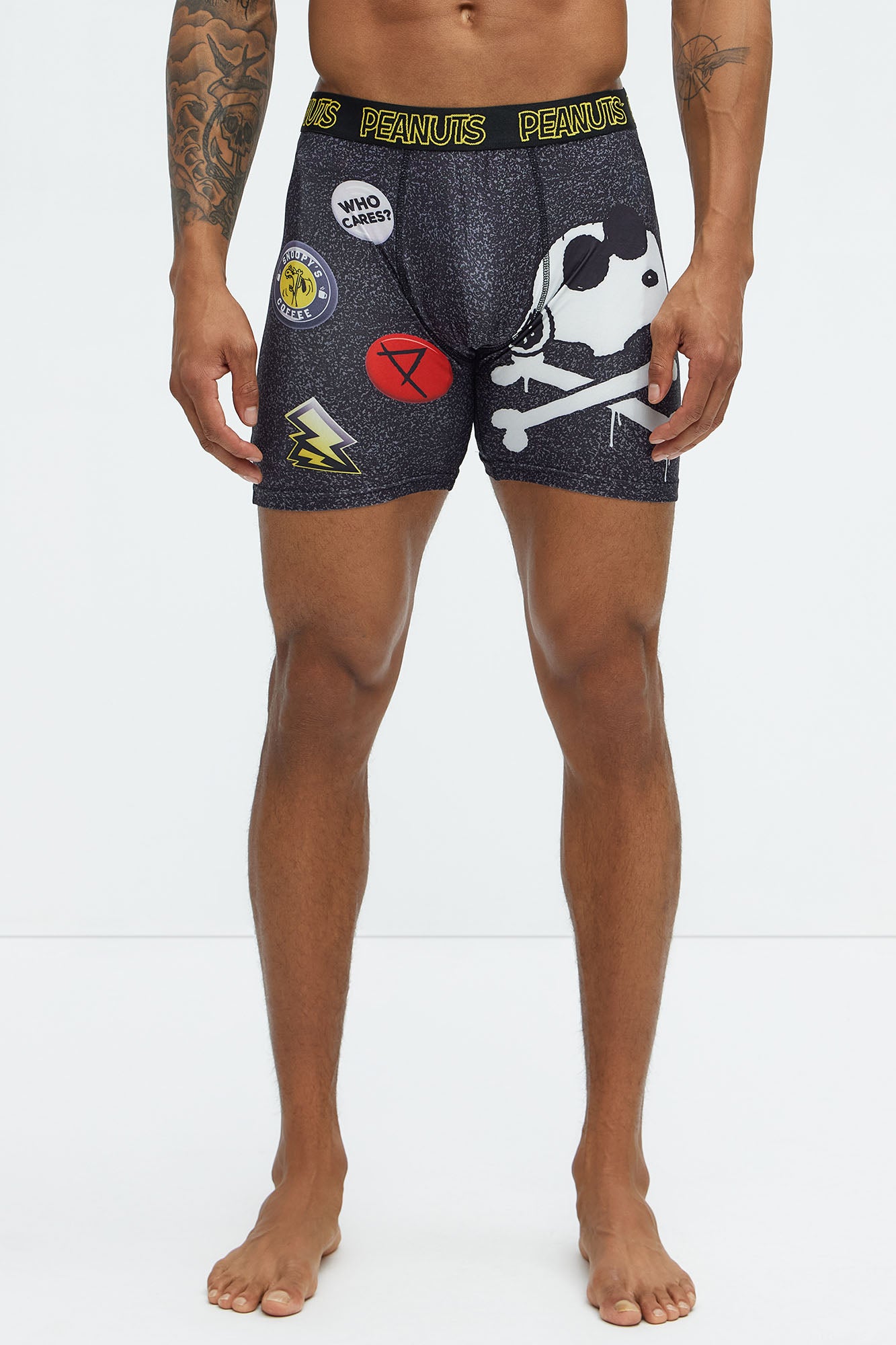 Peanuts Scooby Joe Cool Rock Pins Boxer Brief