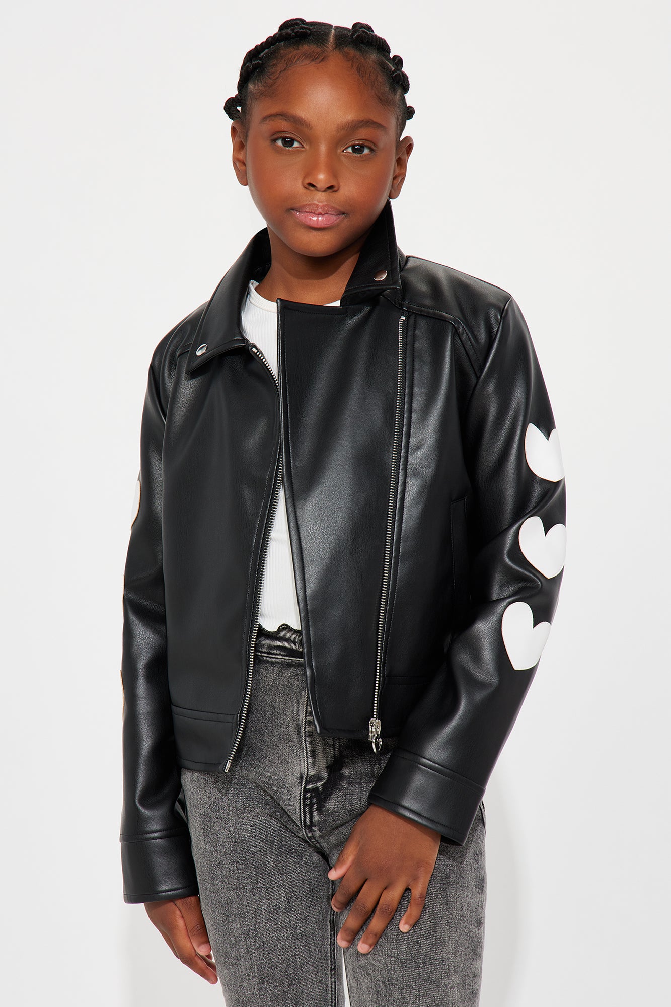 Mini With All My Heart Faux Leather Jacket