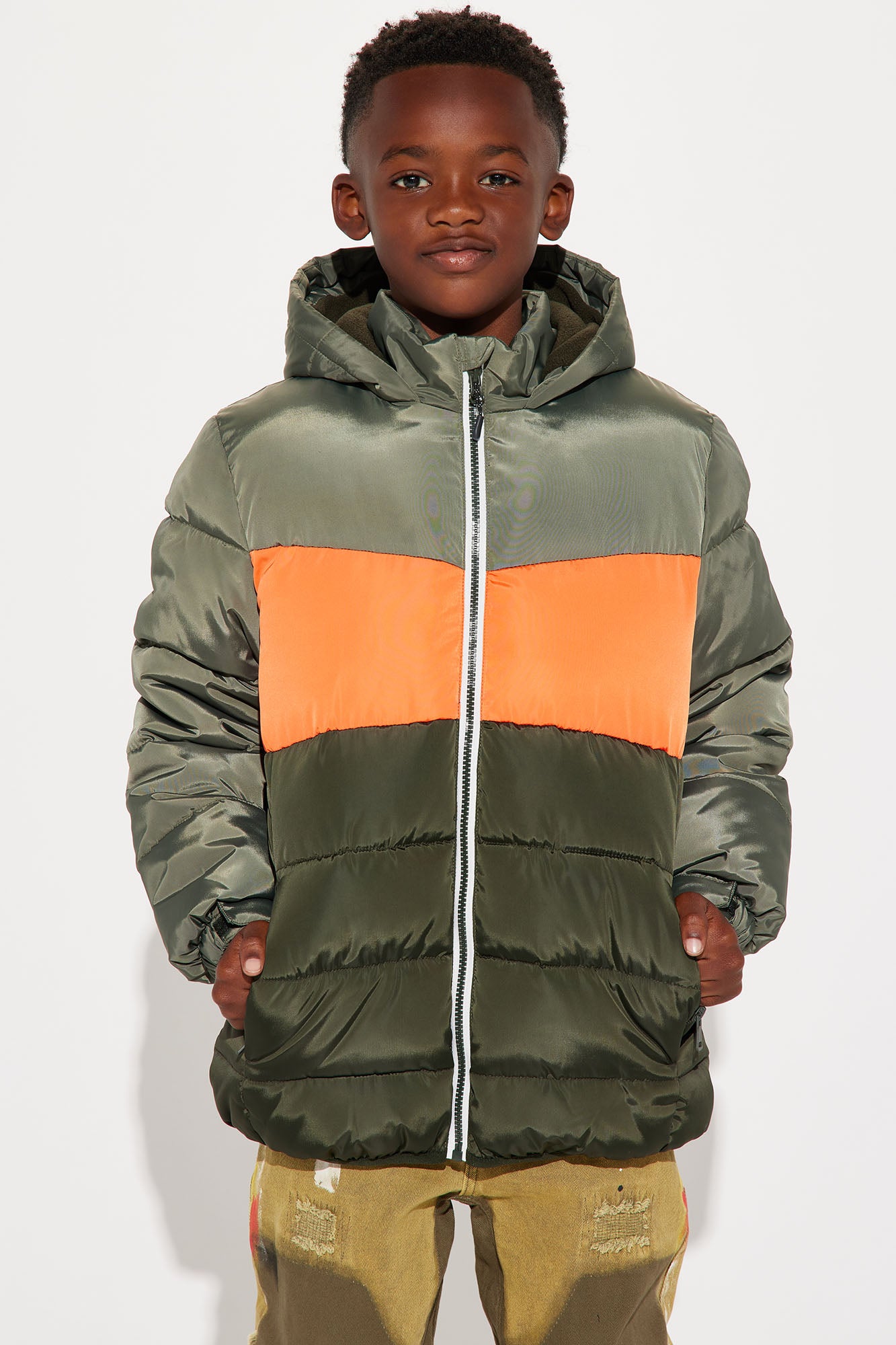 Mini Keep It Rising Colorblock Puffer
