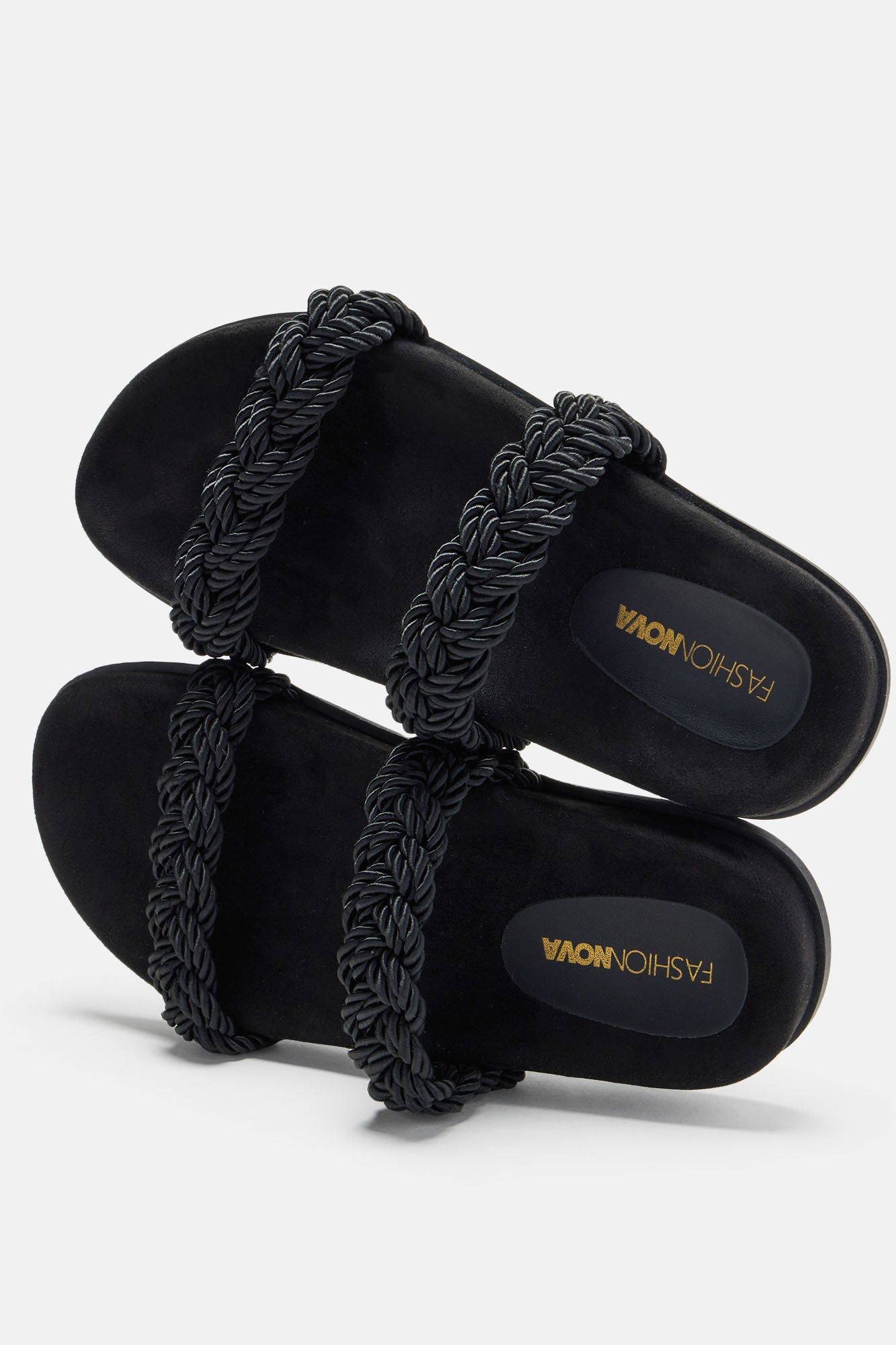 No Fake Friends Flat Sandals