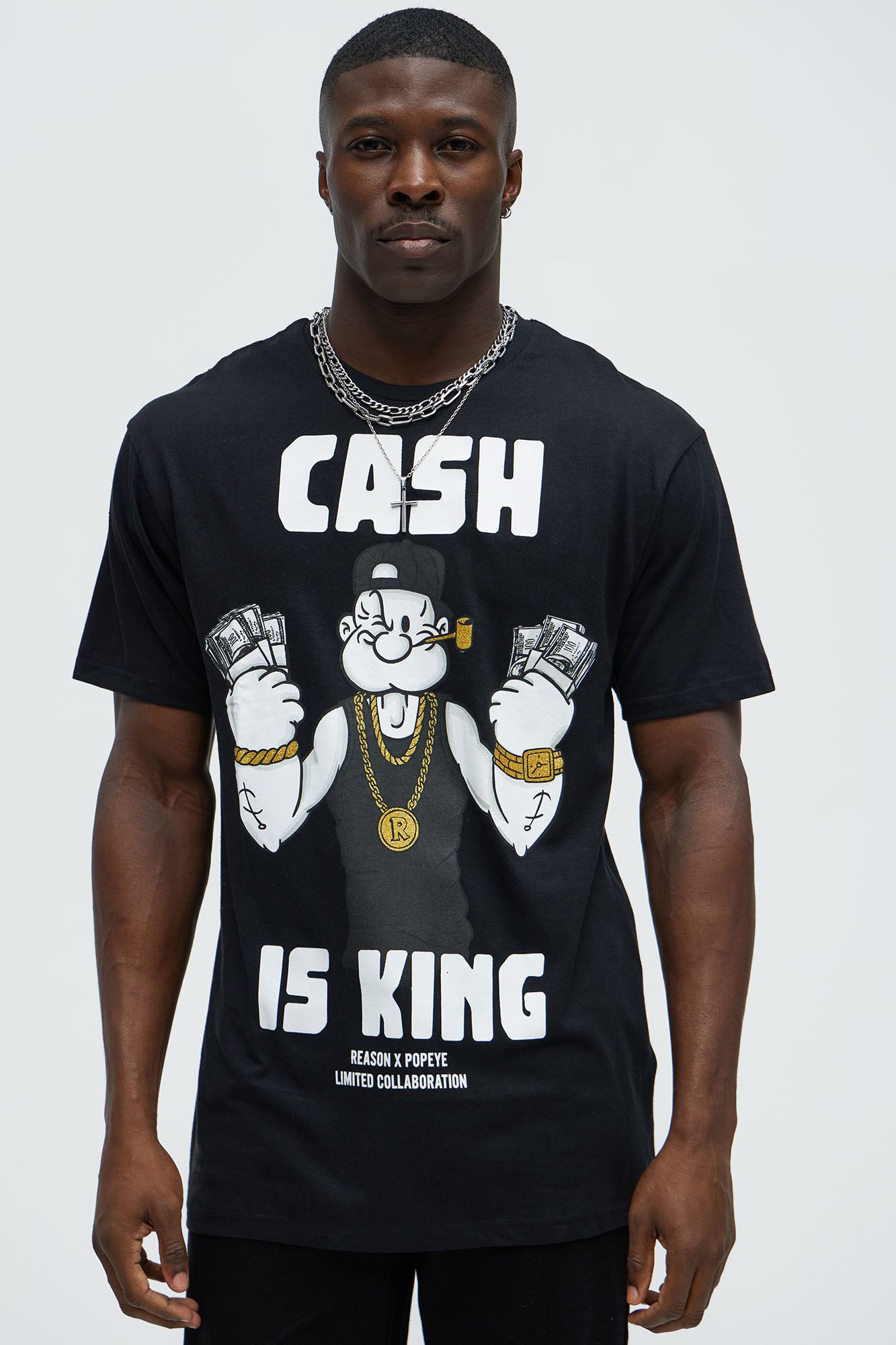 Popeye Cash Is King Short Sleeve Tee
