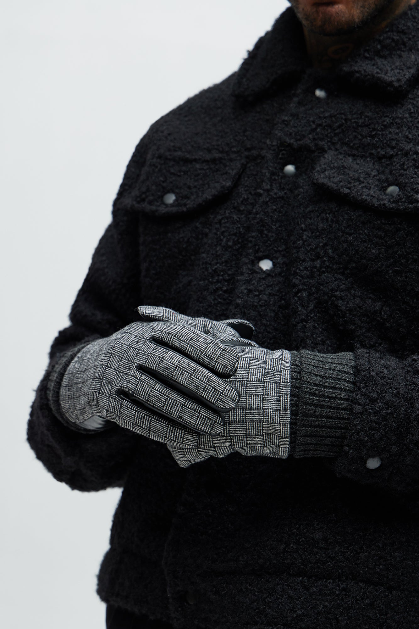 By The Creek Faux Leather Gloves