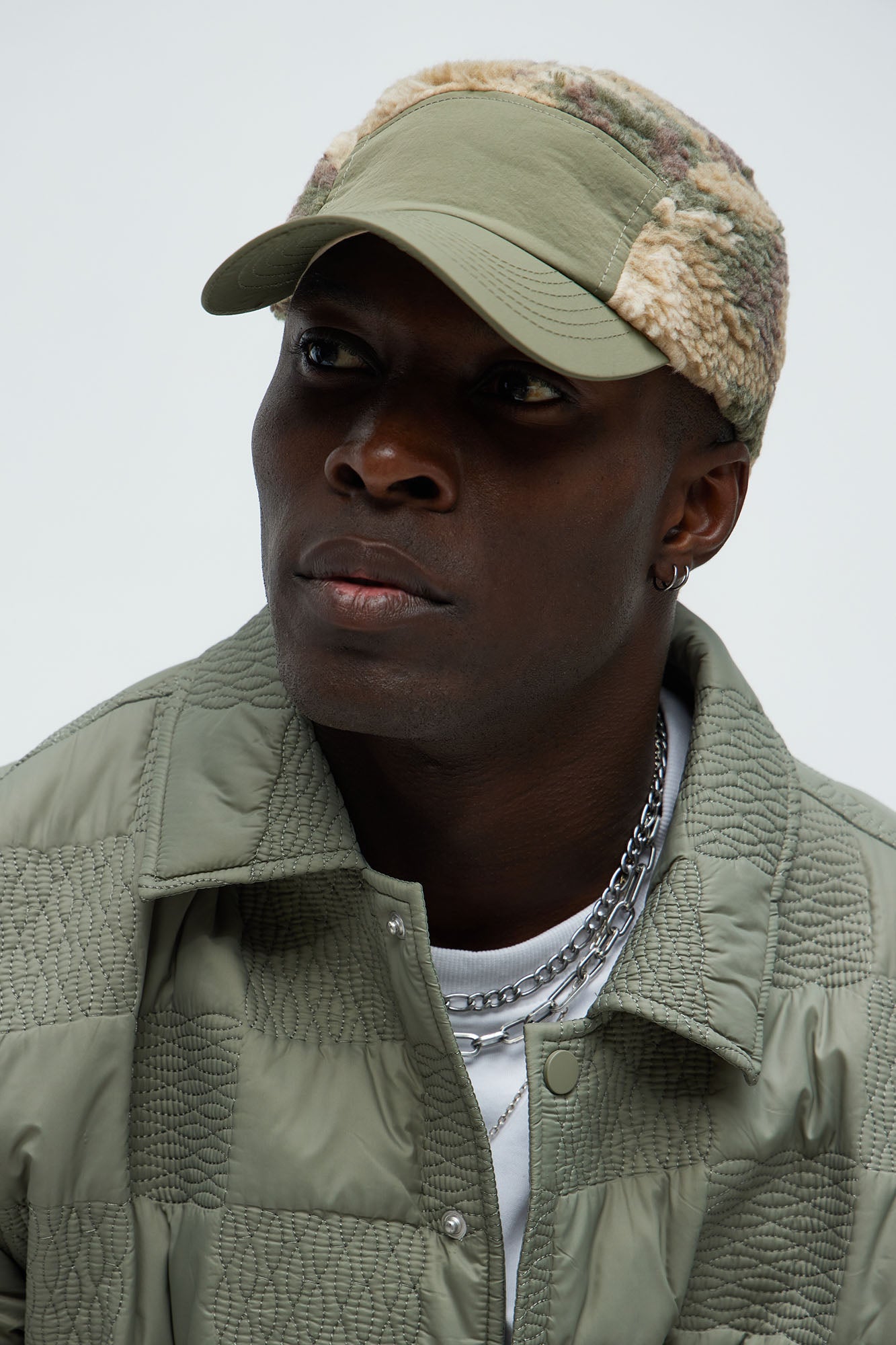 Camo Sherpa 5 Panel Hat