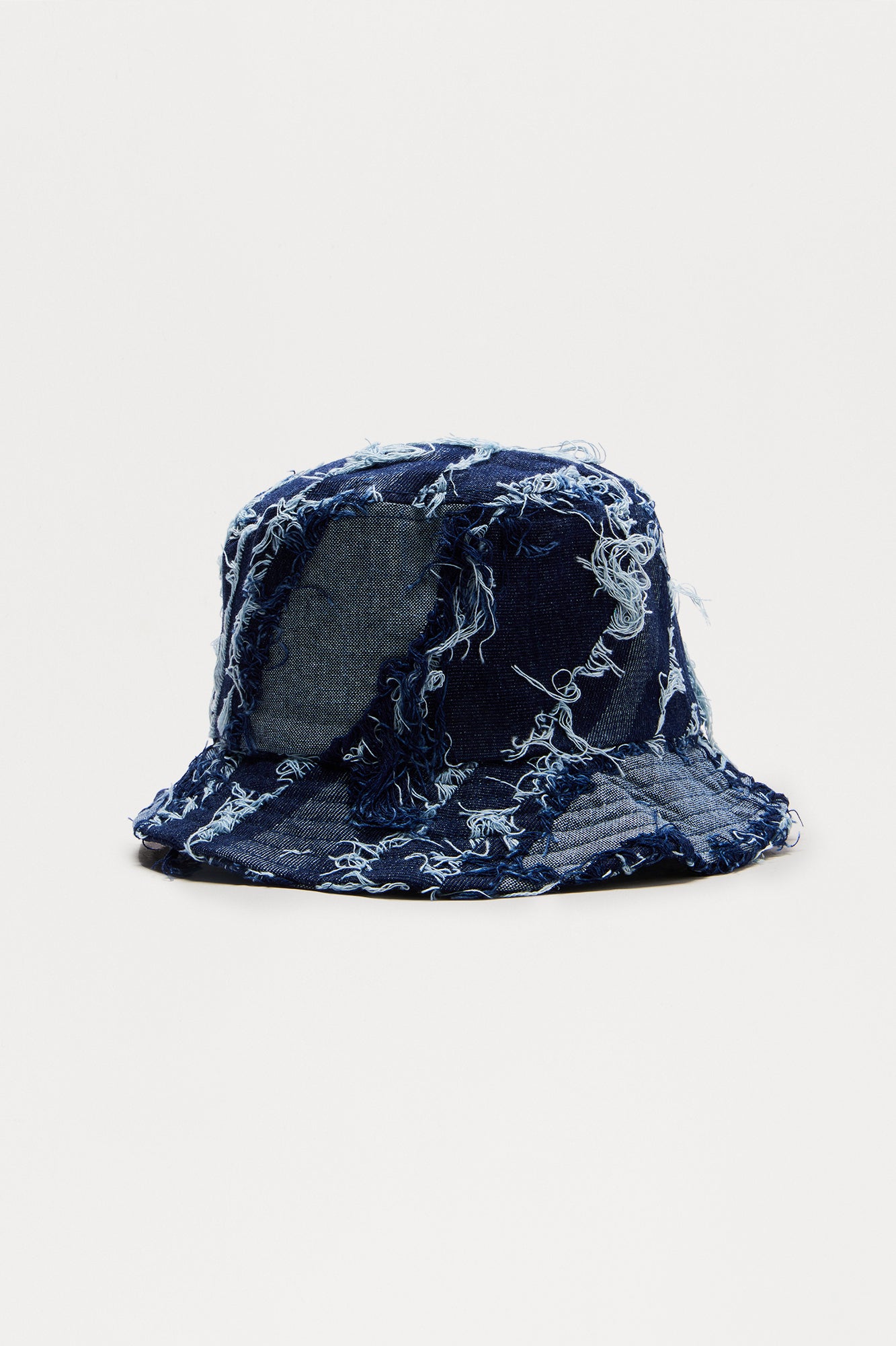 Distressed Denim Bucket Hat