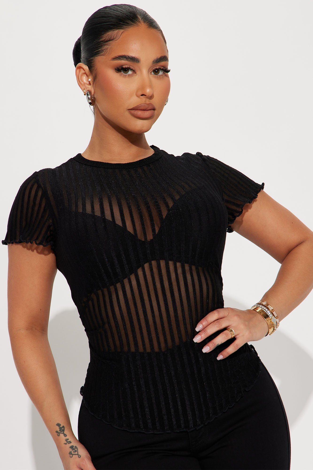 Myrah Mesh Top