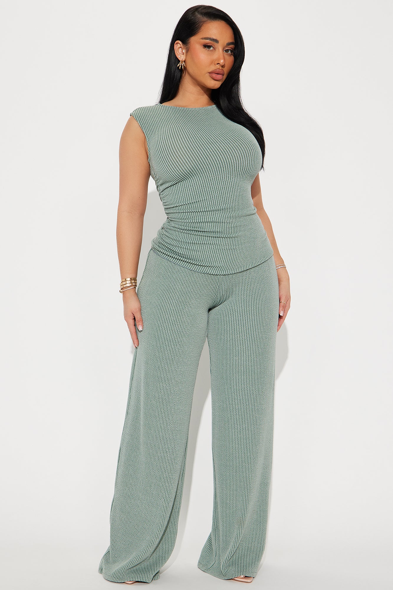 Amaya Ribbed Pant Set