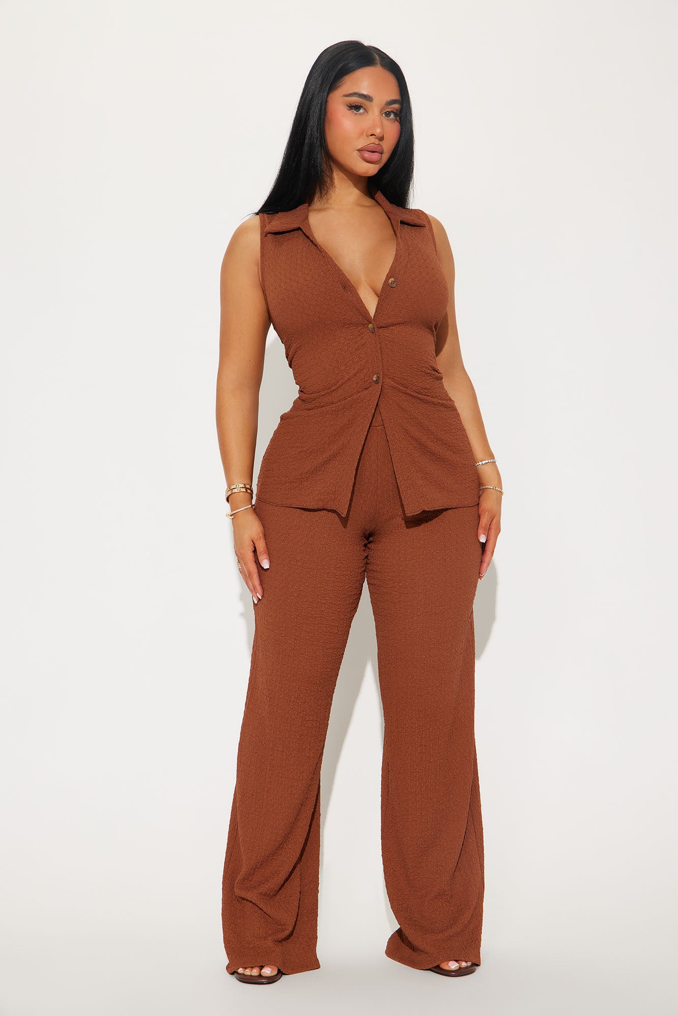 The Way You Move Textured Pant Set