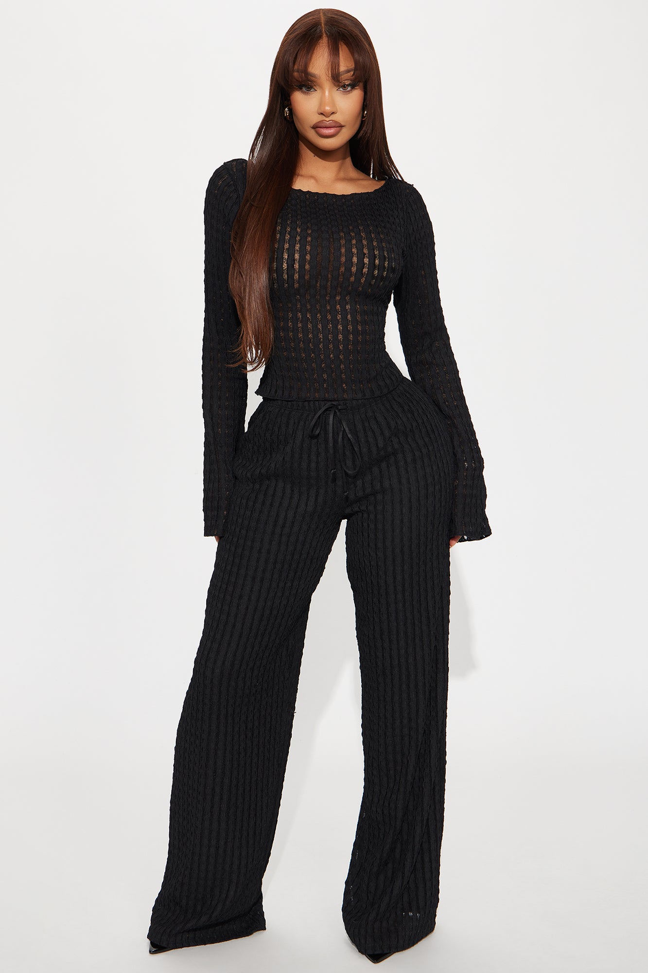 Pam Textured Pant Set