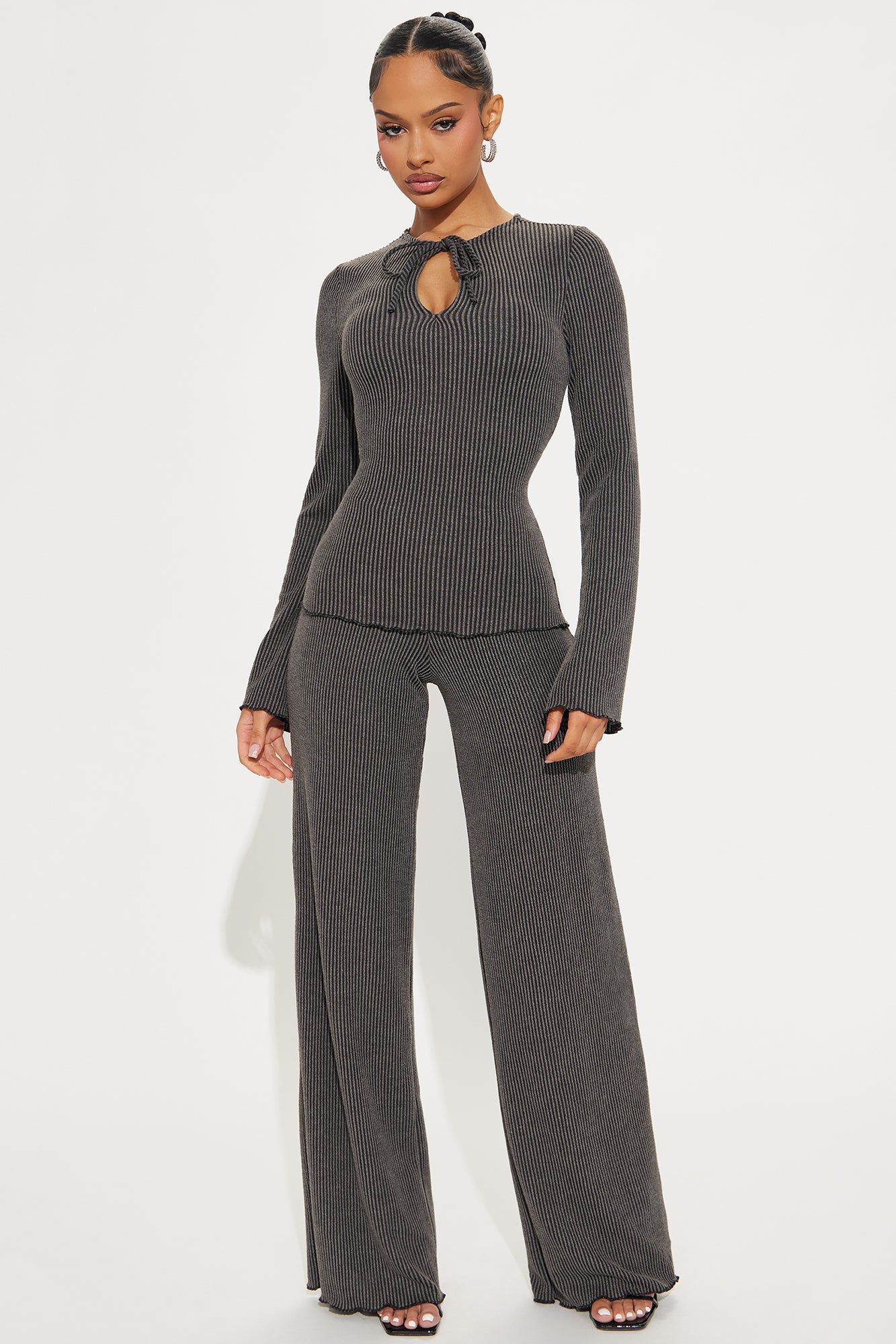 The Ava Ribbed Pant Set