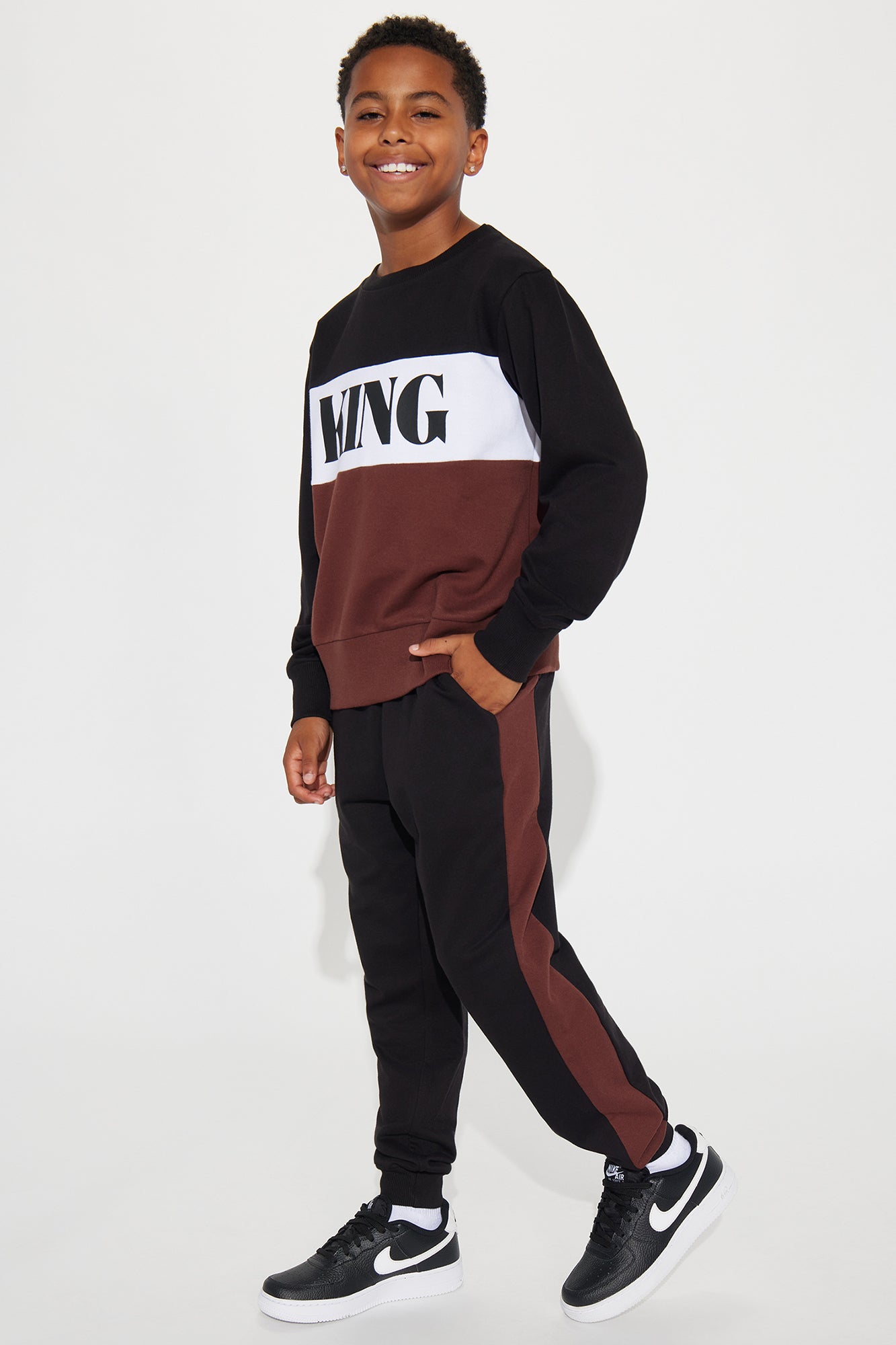 Mini Young King Matching Pant Set