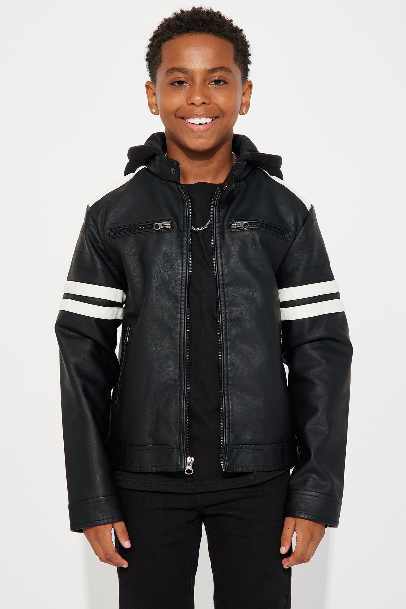 Mini With Purpose Faux Leather Jacket