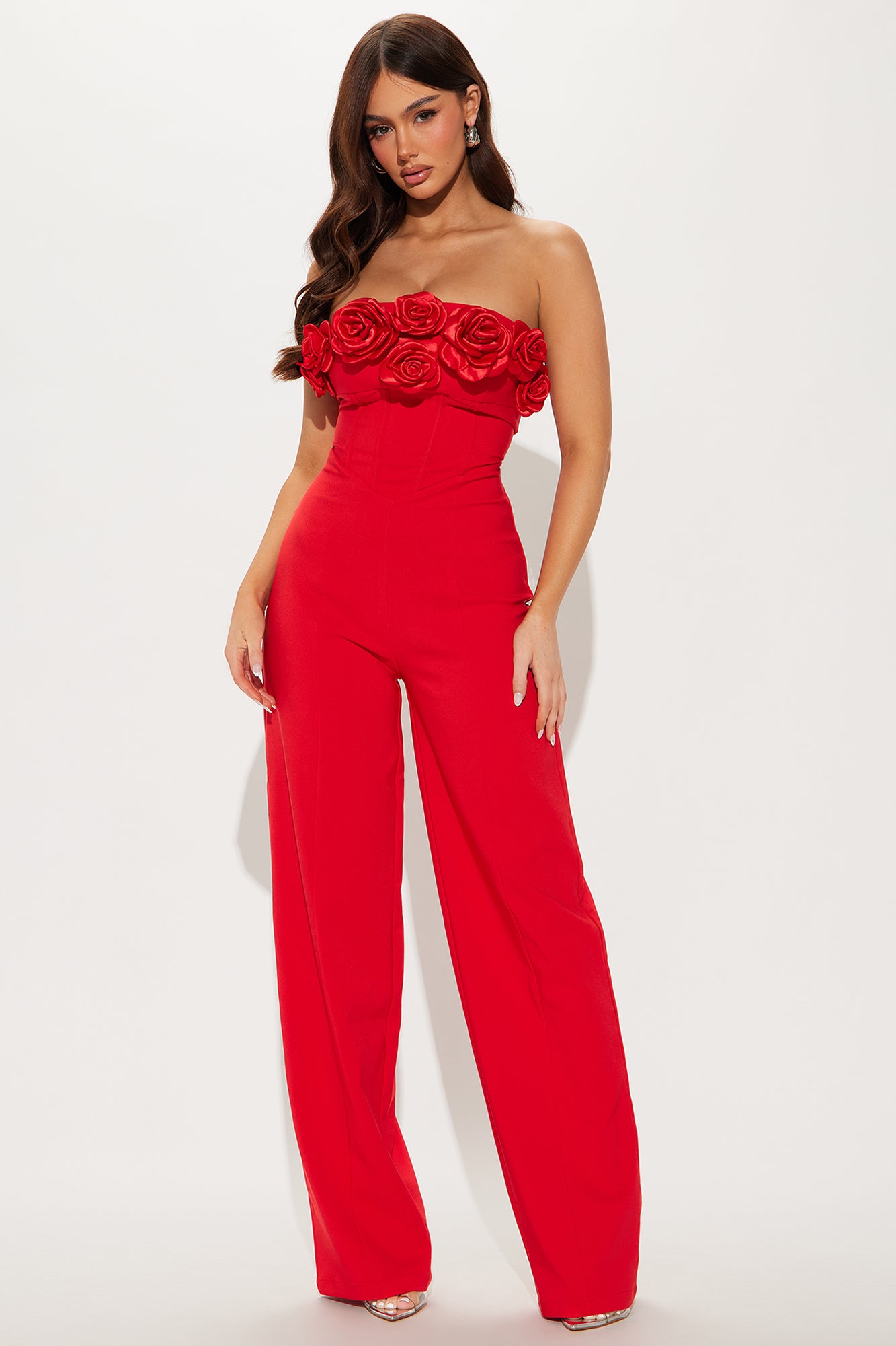 Keep It Classy Rosette Jumpsuit