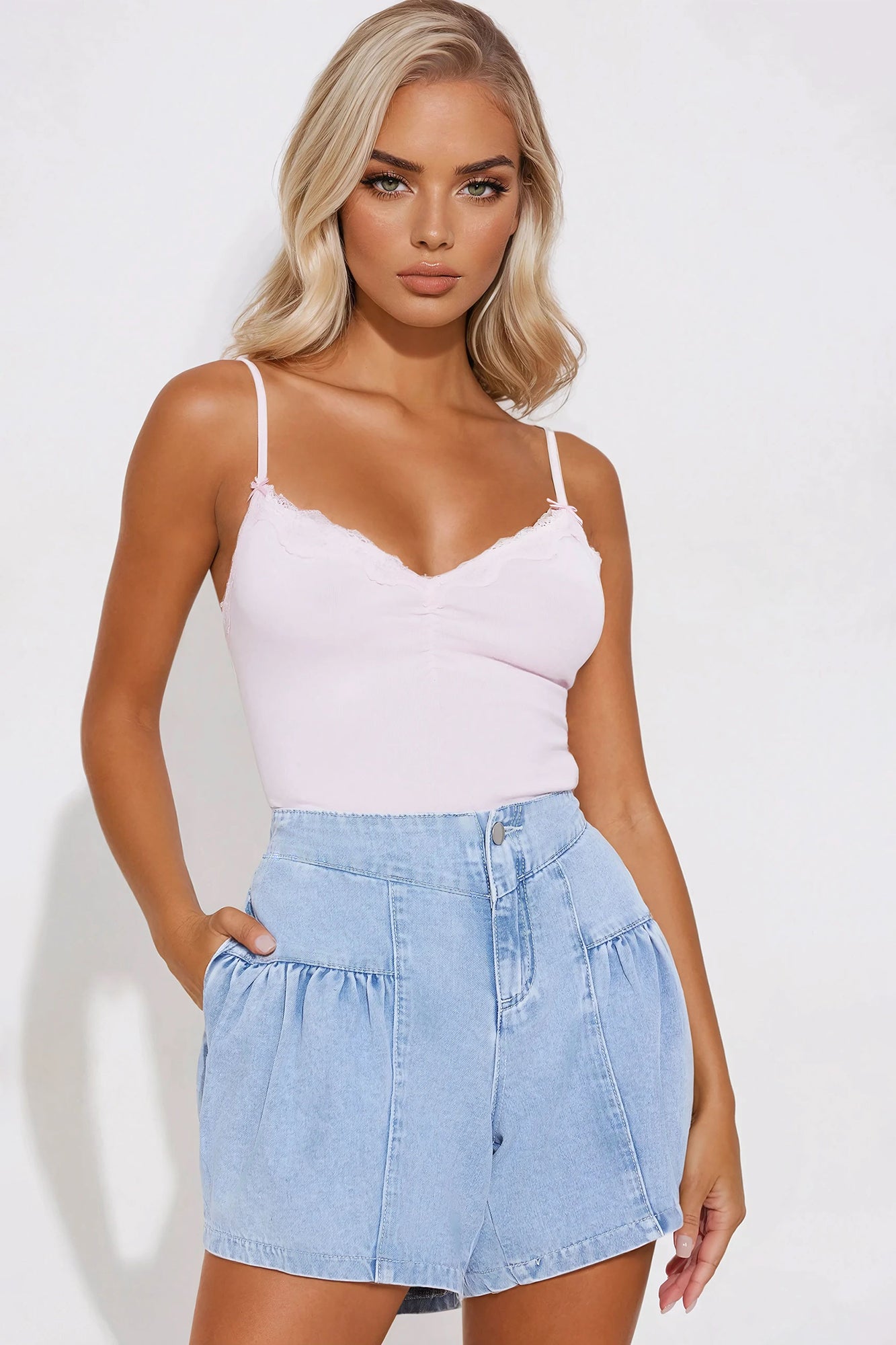 Renee Lace Trim Cami