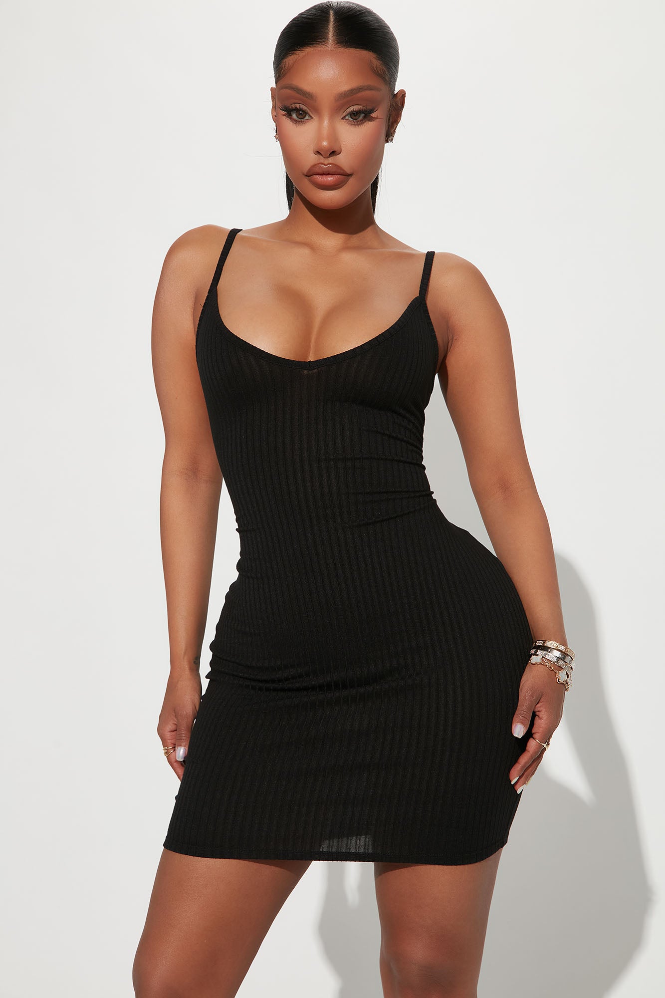 Erin Ribbed Cami Mini Dress