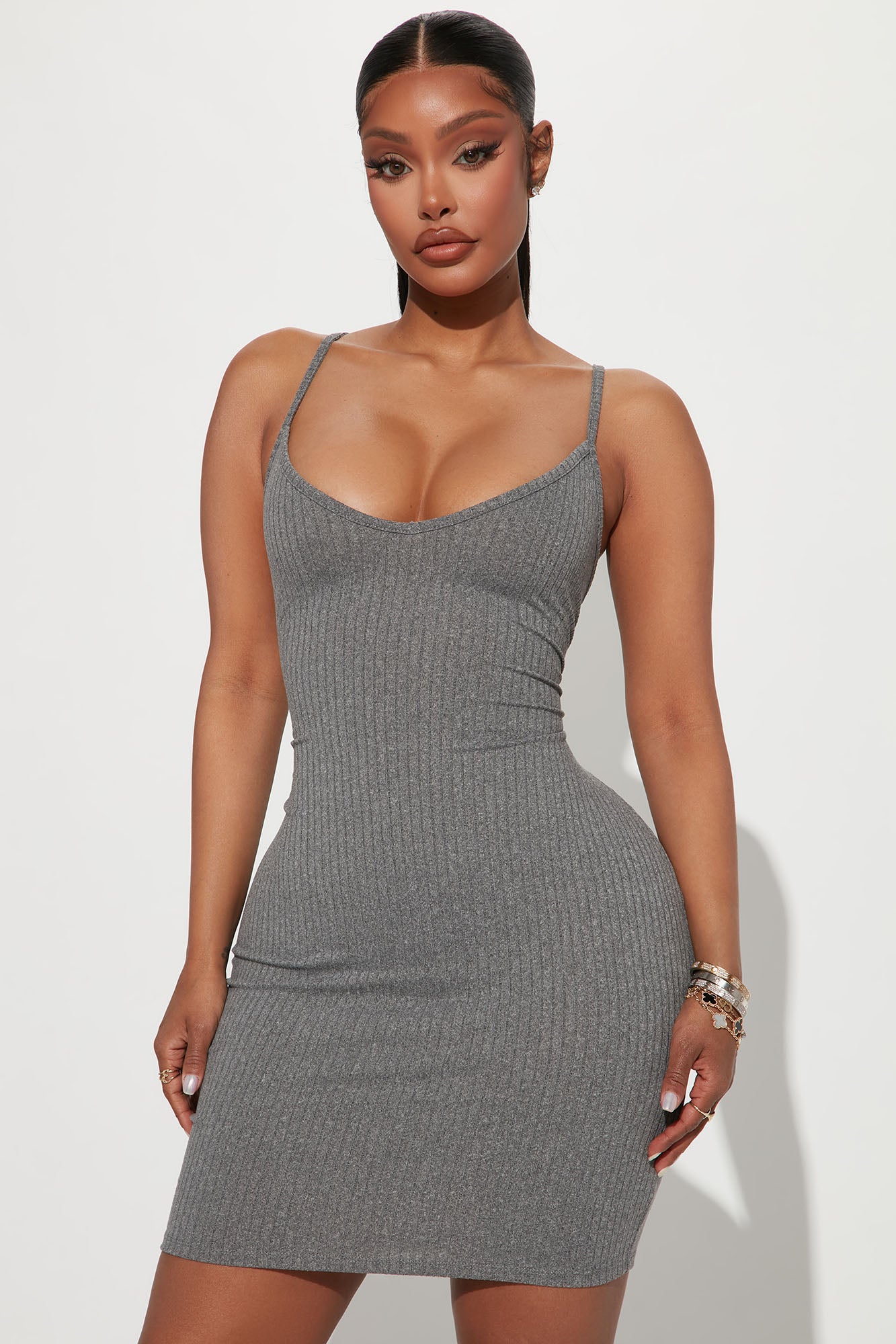 Erin Ribbed Cami Mini Dress