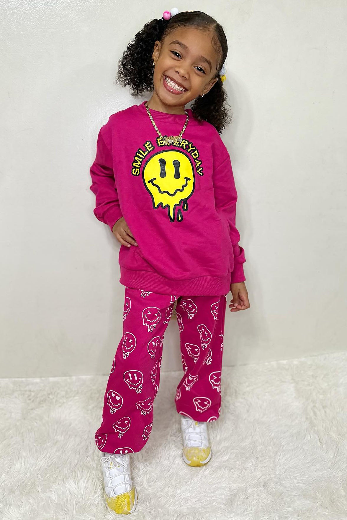 Mini Smile Everyday French Terry Jogger Set