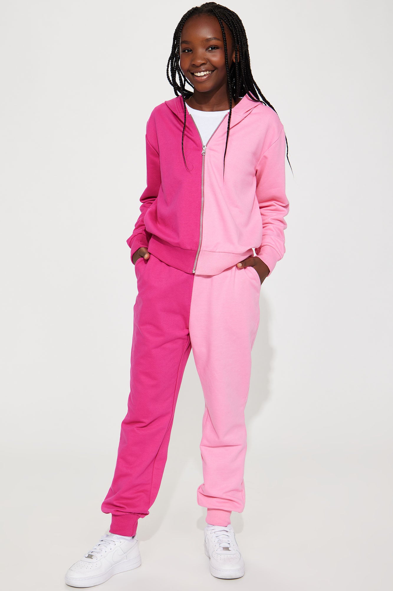 Mini Colorblock Cutie French Terry Jogger Set