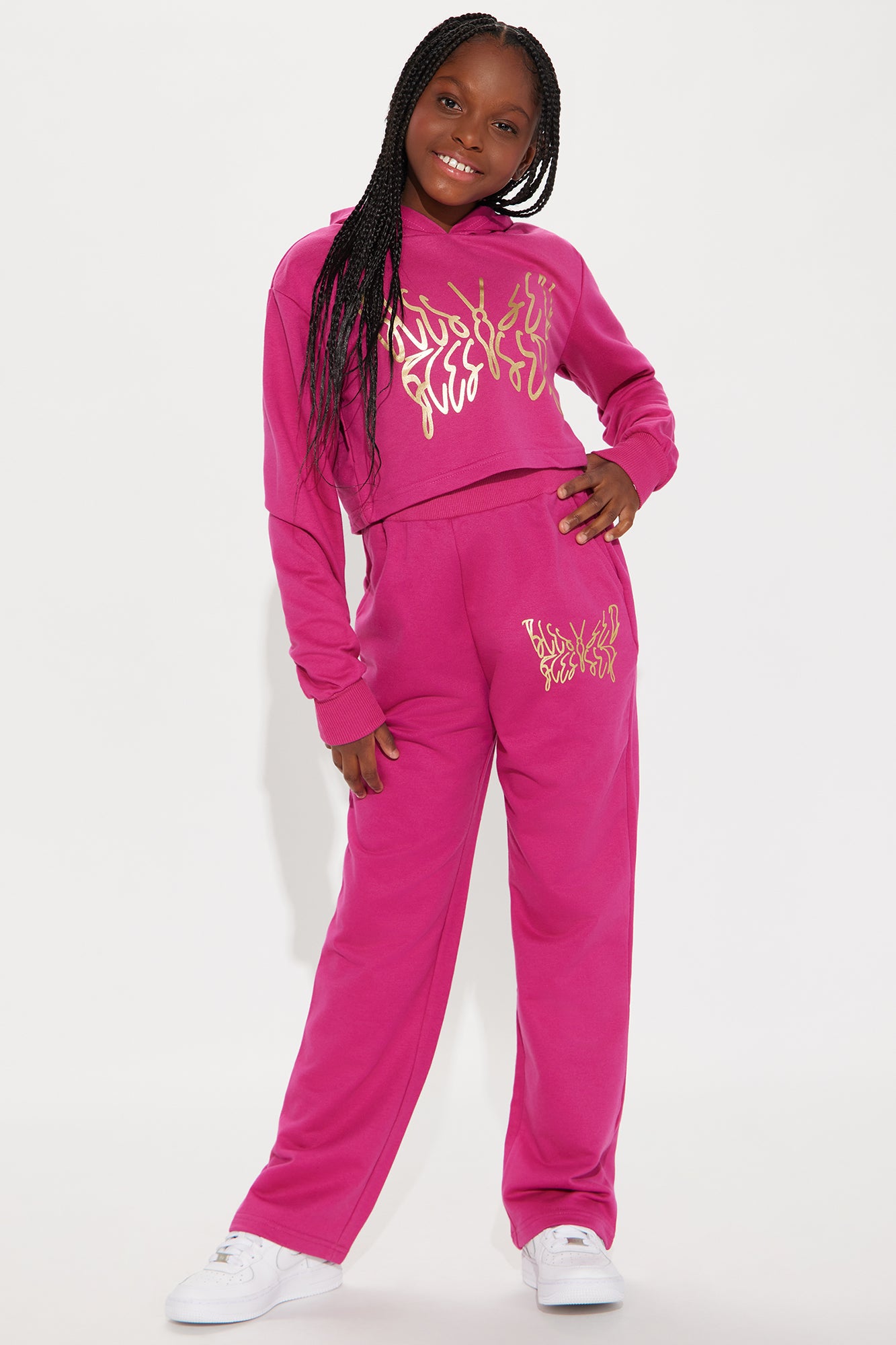 Mini Blessed Butterfly Pant Set