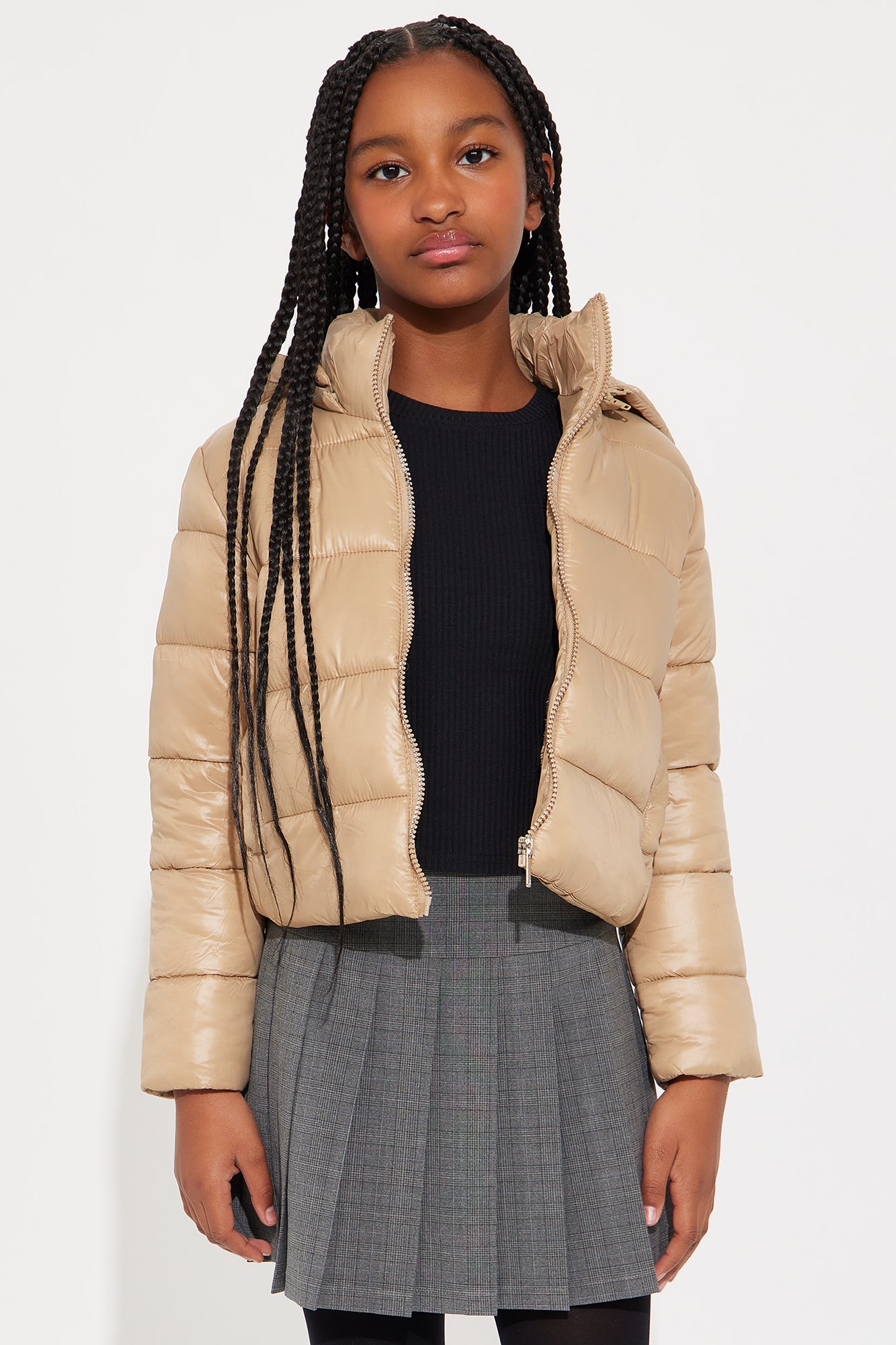 Mini Amelia Hooded Puffer Jacket