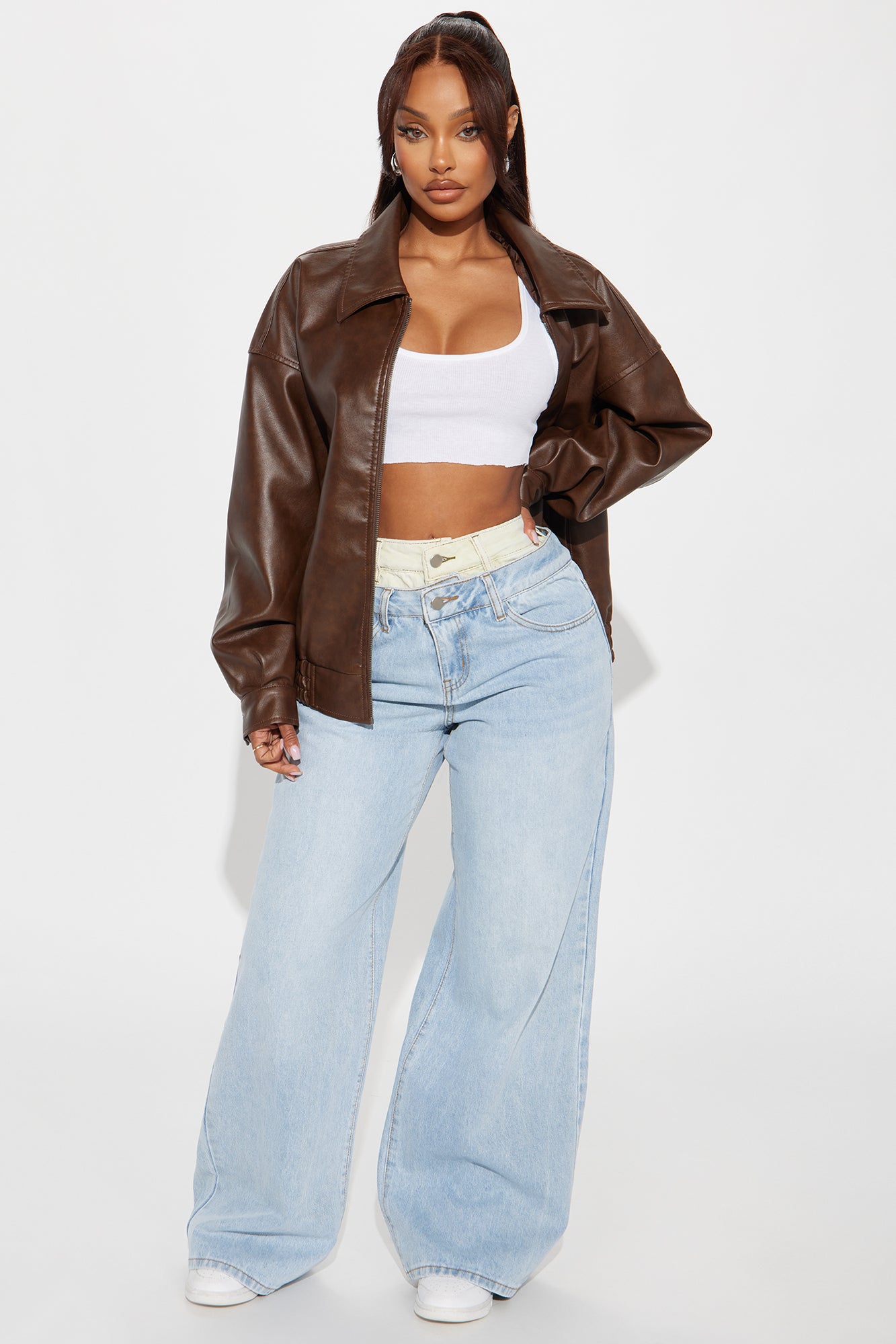 Gone Viral Double Waistband Baggy Jeans