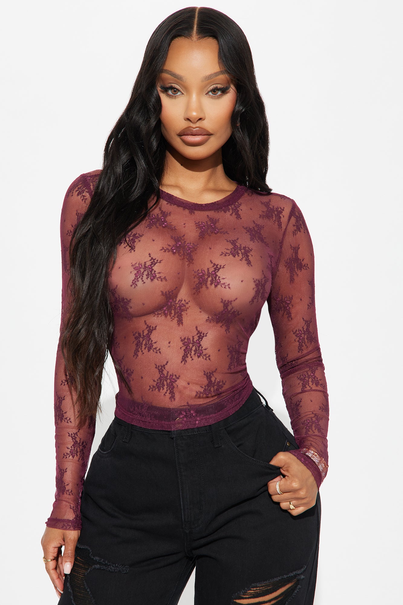 Embrace The Moment Lace Top