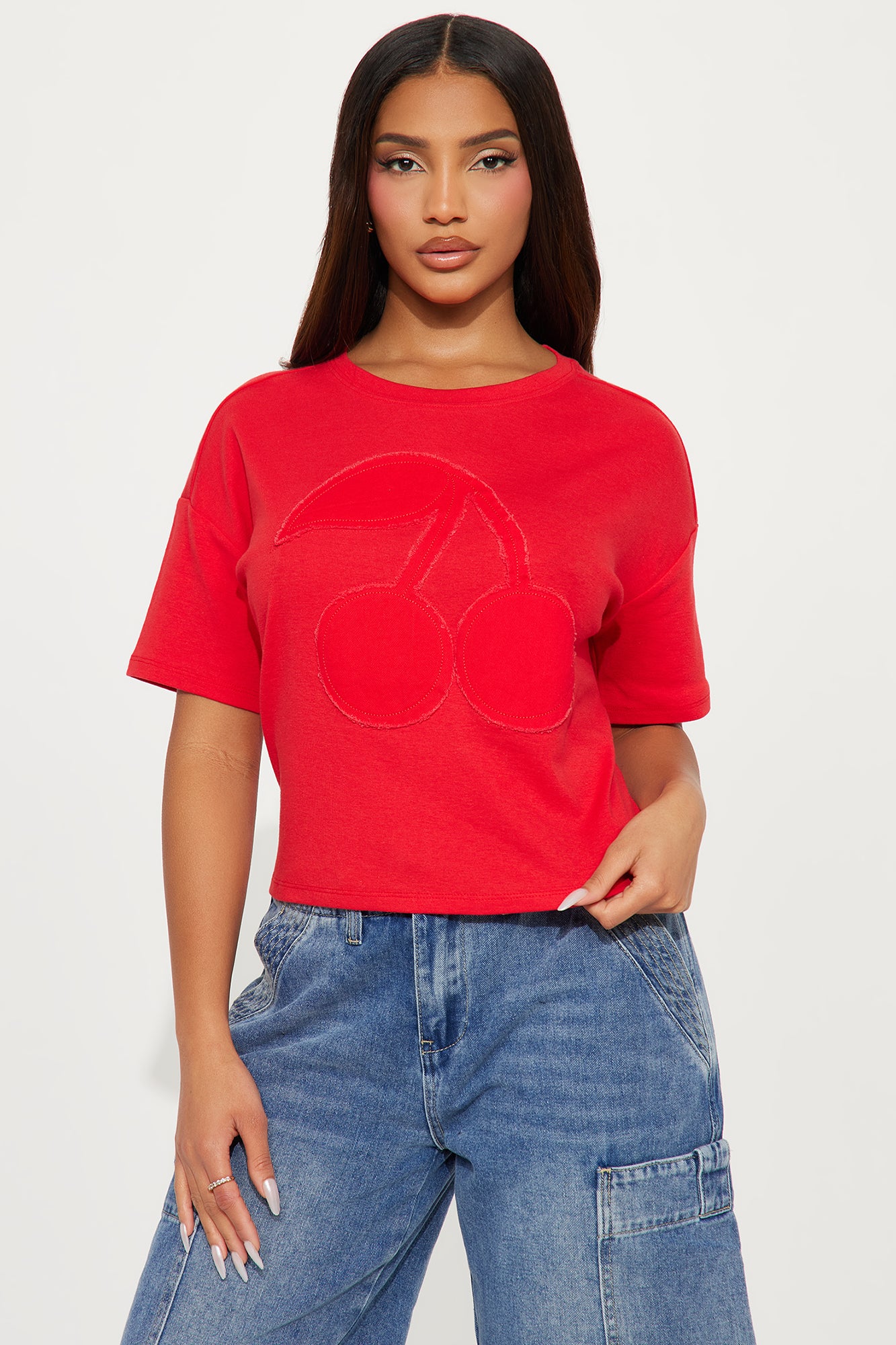 Cherry Moment Oversized Tee