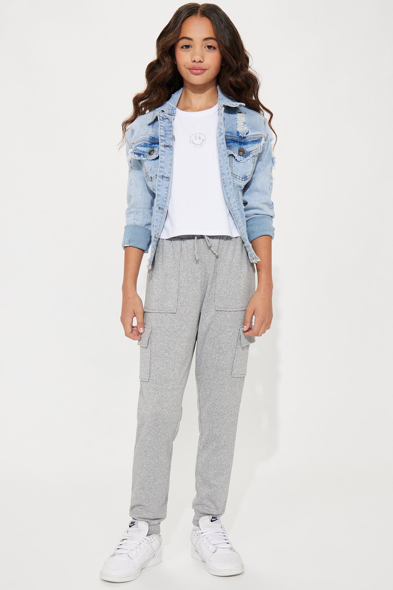 Mini Knit Cargo Joggers