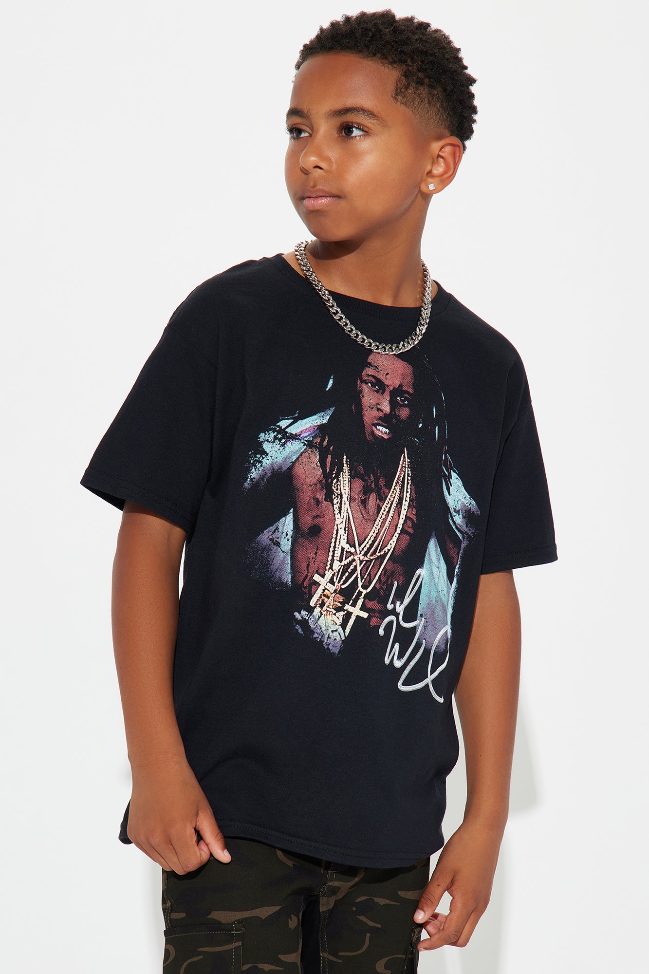 Mini Lil Wayne Mini Portrait Short Sleeve Tee