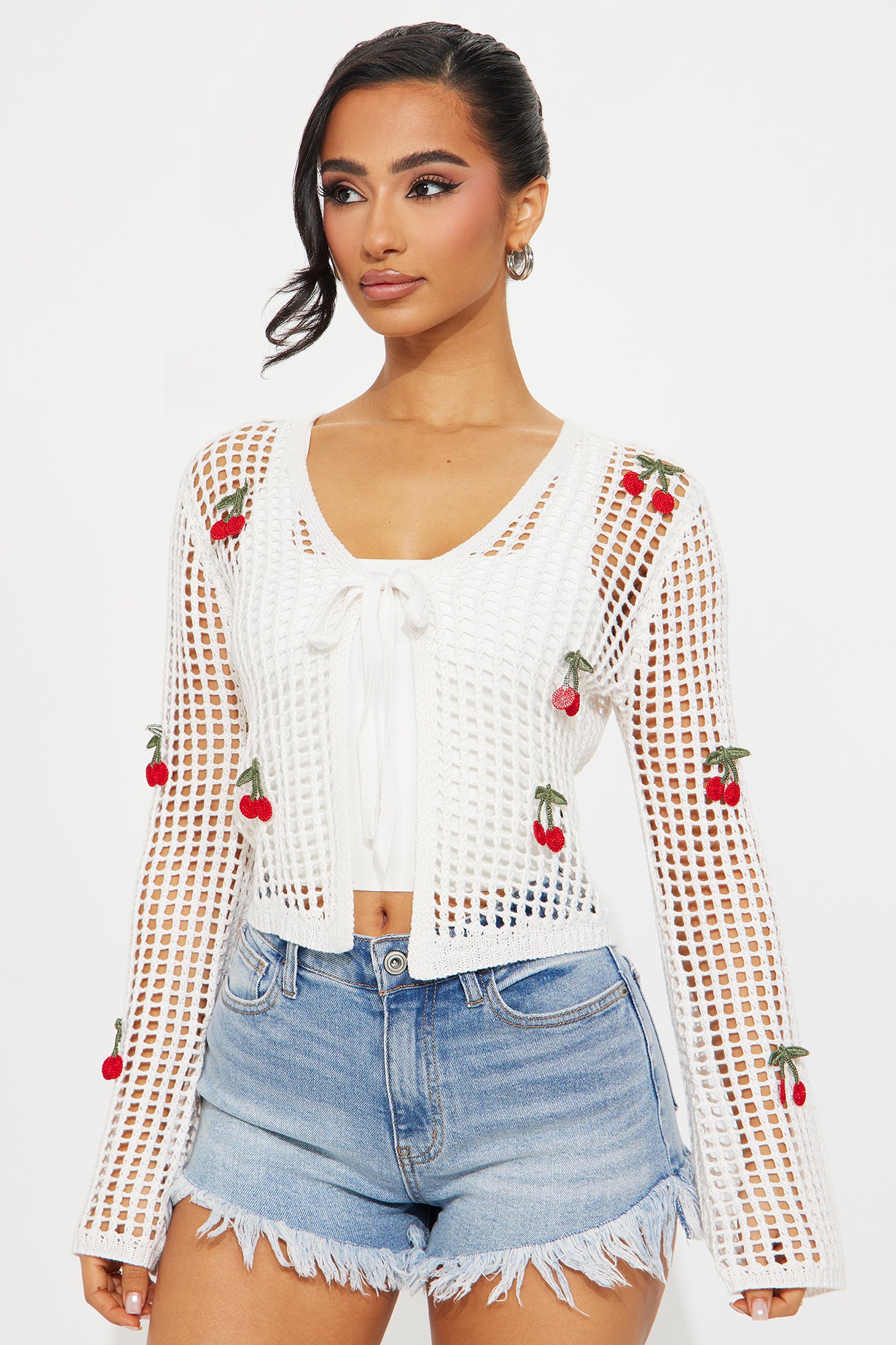 Fruity Bliss Crochet Cardigan