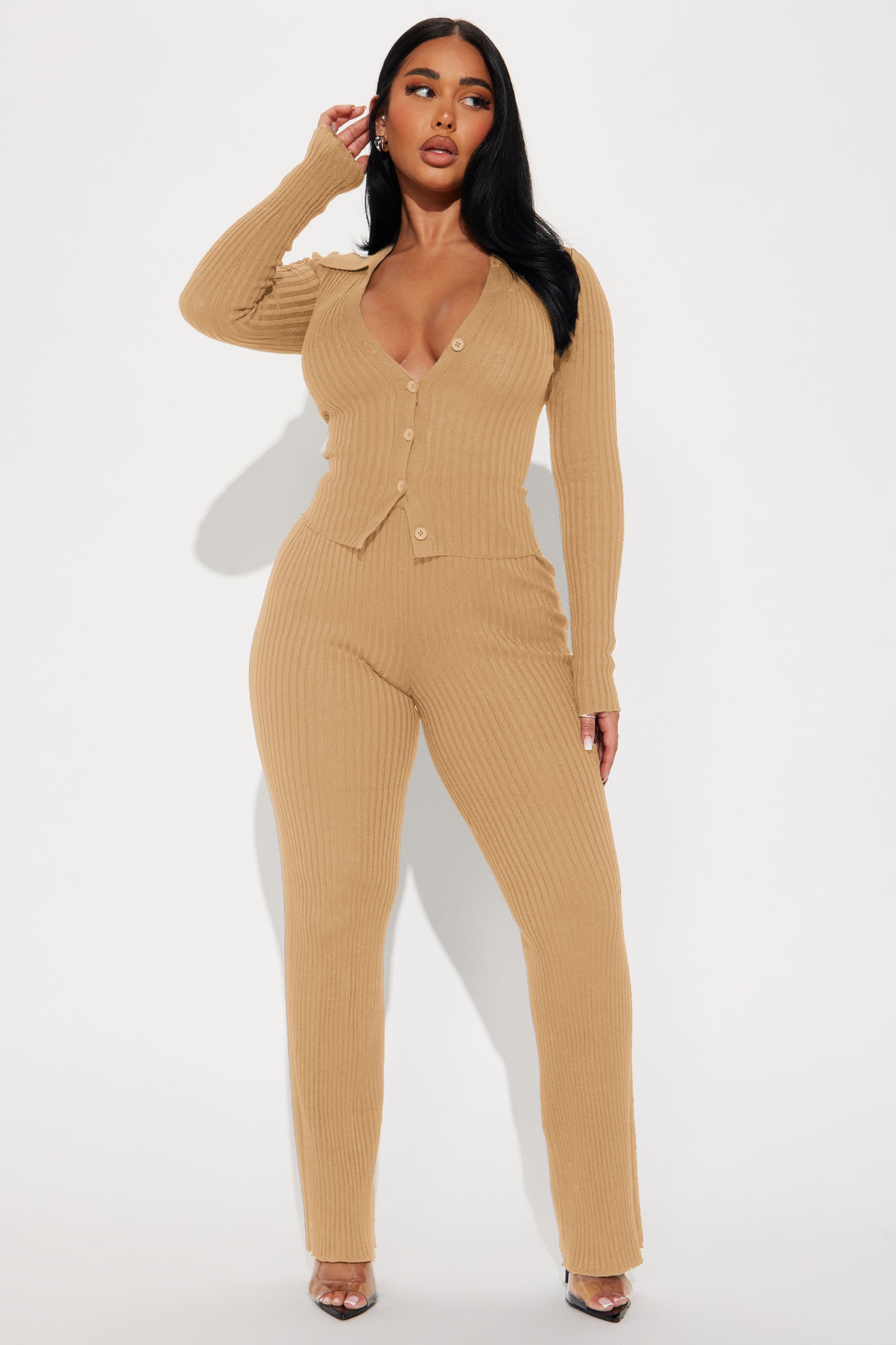 Bored Of You Ribbed Pant Set