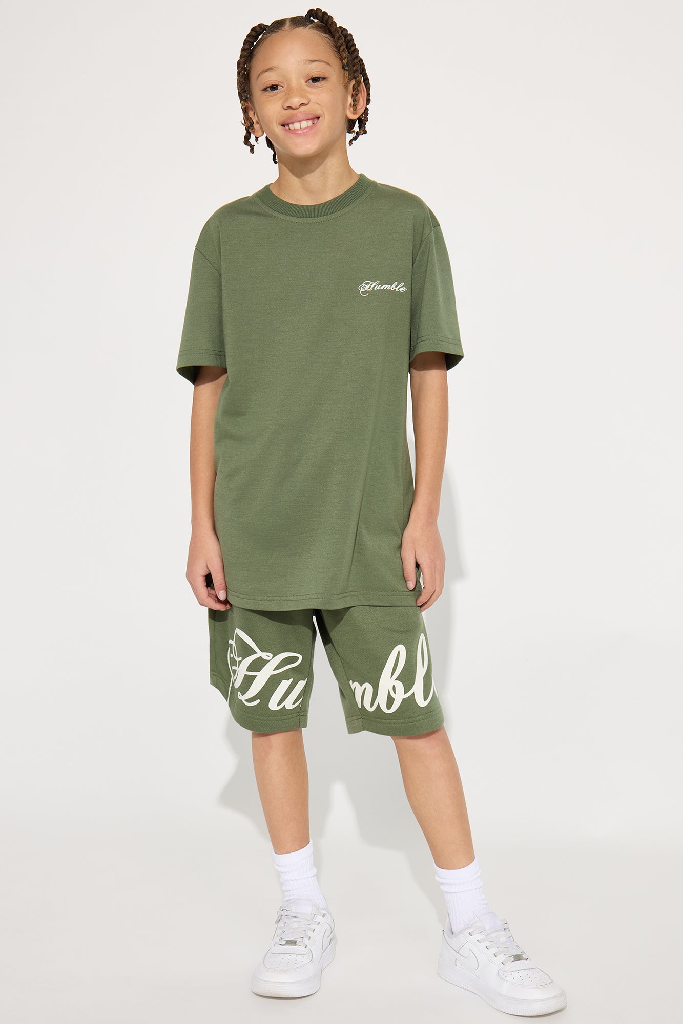 Mini Staying Humble Short Set