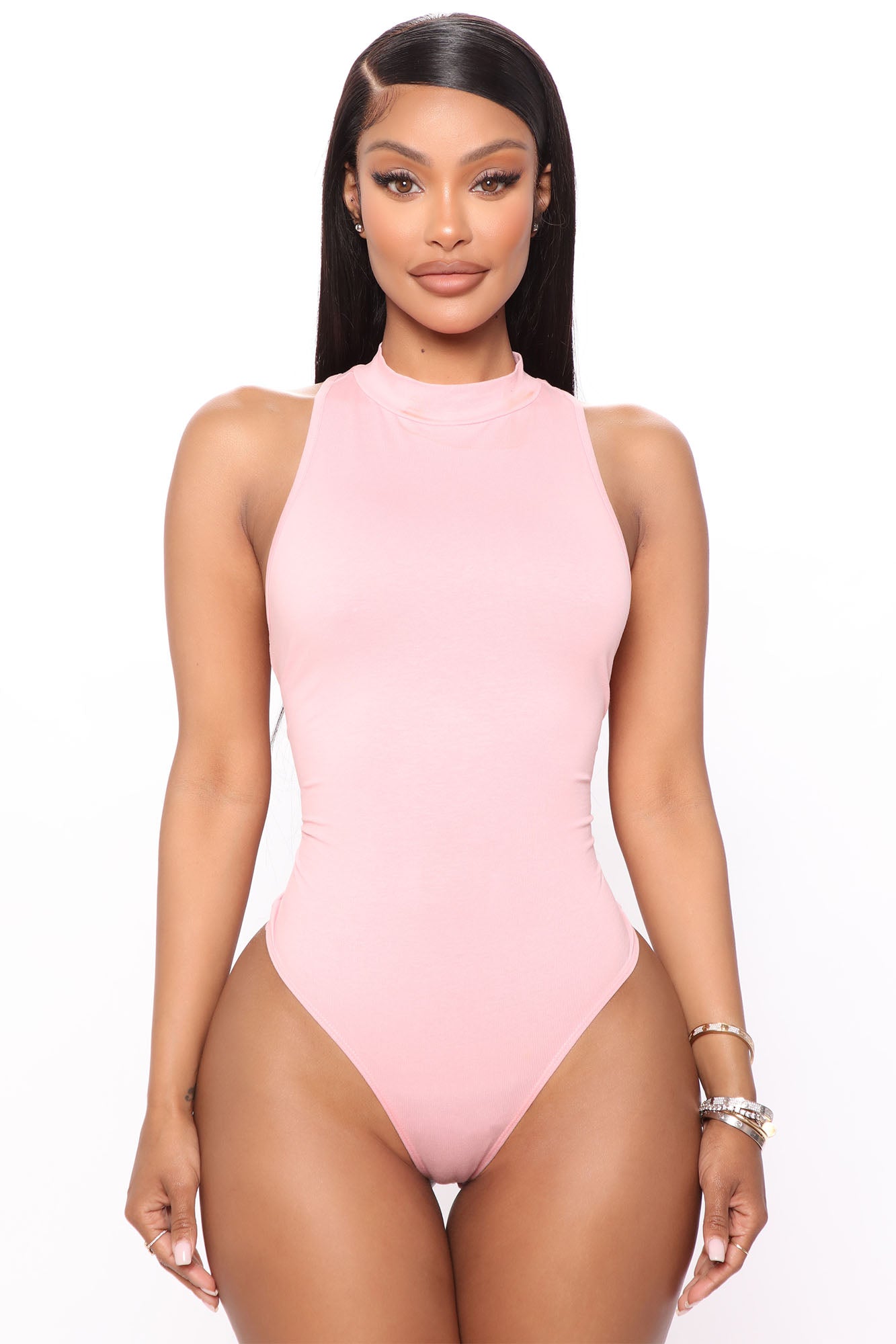 Mel Sleeveless Mock Neck Bodysuit