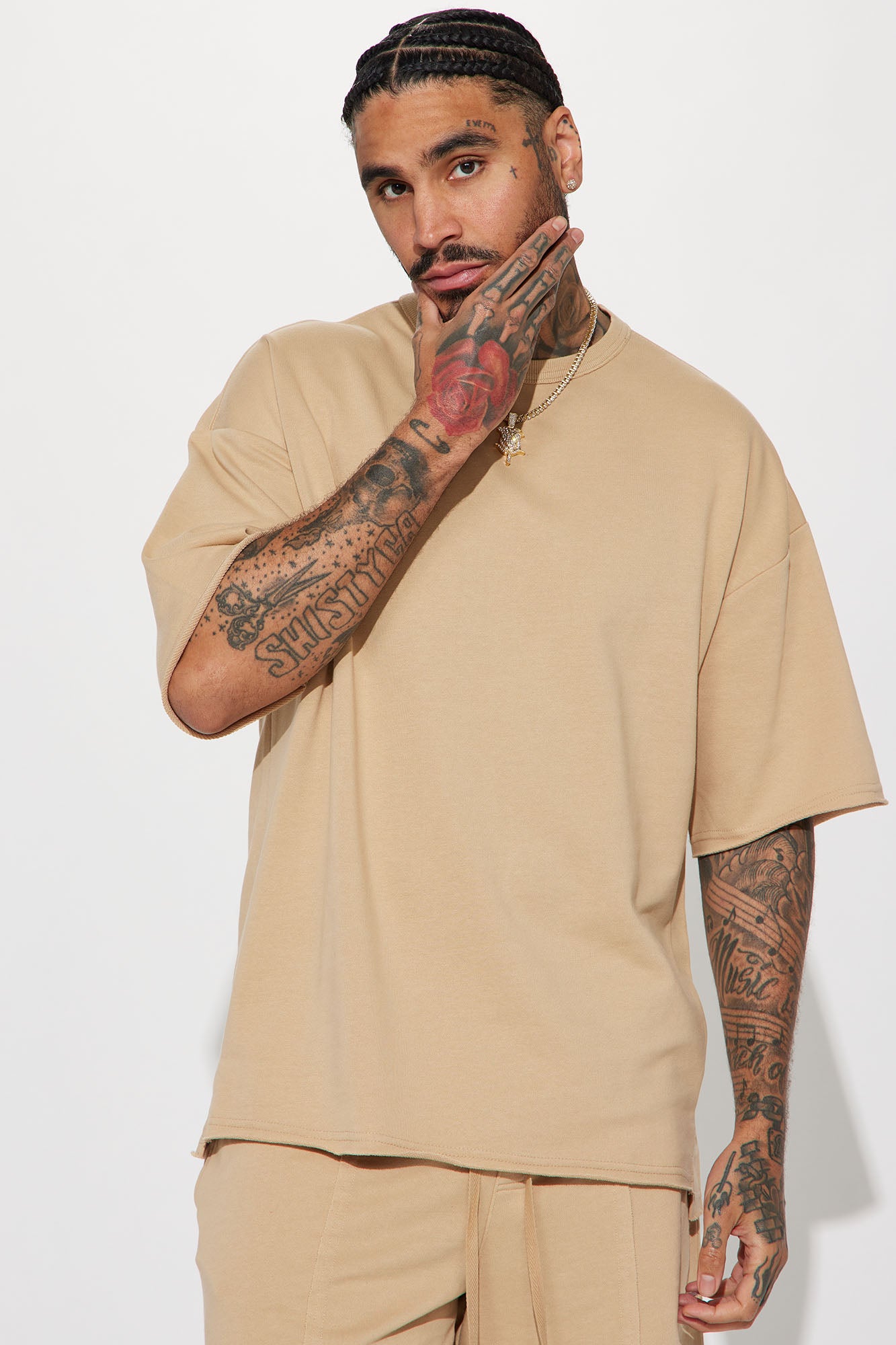 I Like How It Looks Oversized Terry Short Sleeve Tee