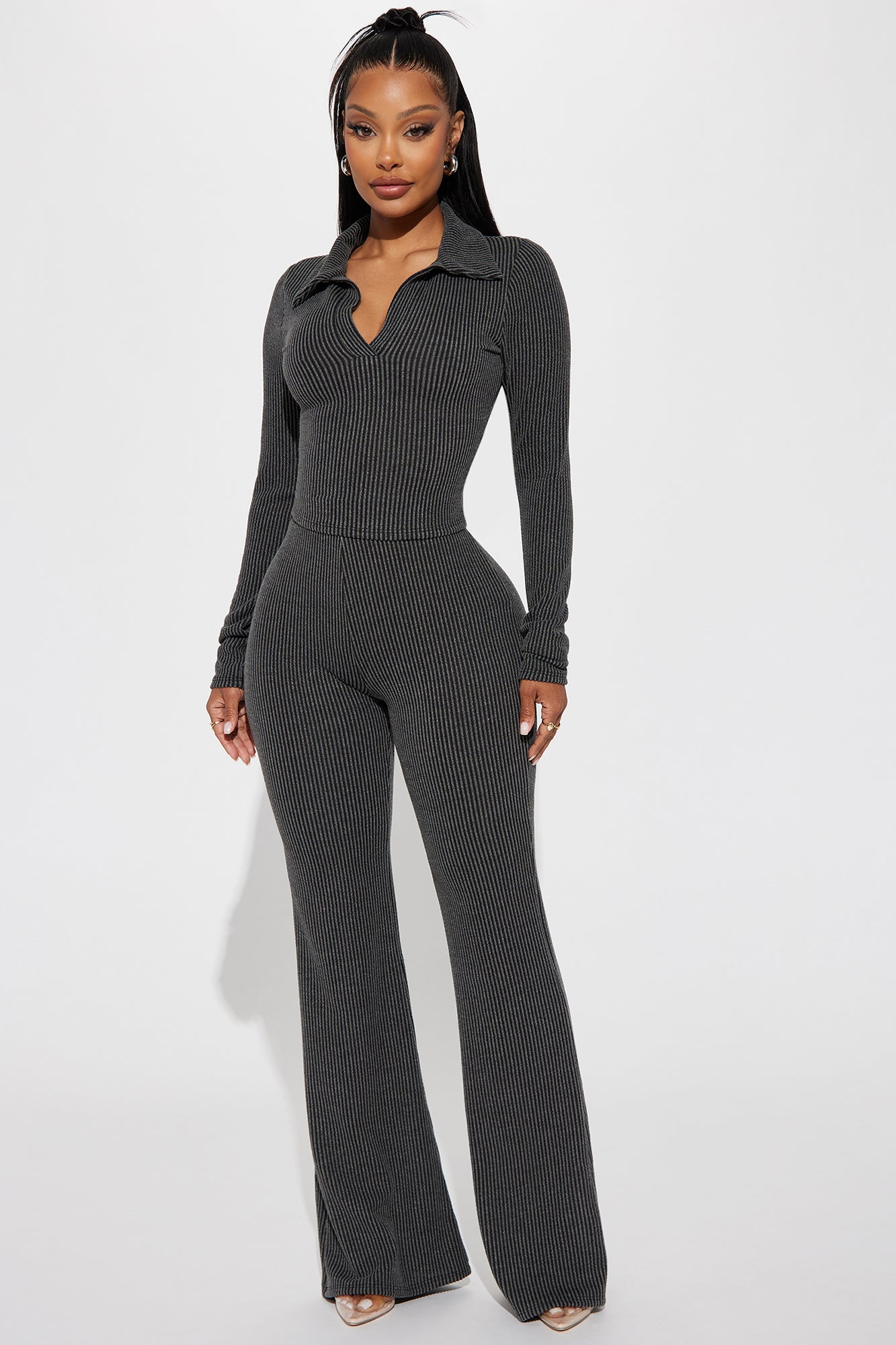 Josie Ribbed Long Sleeve Set