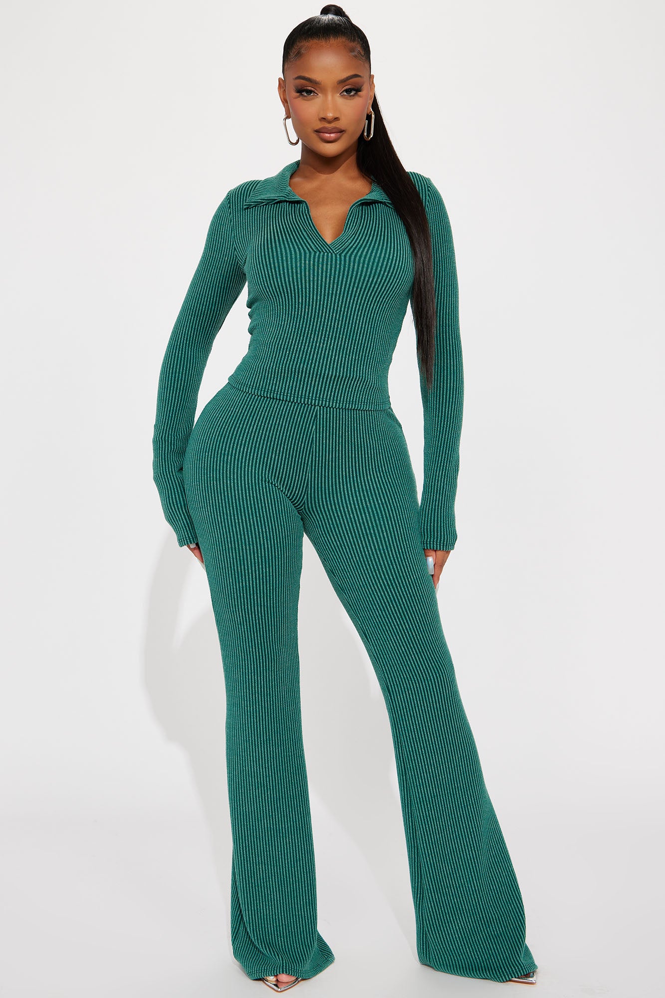 Josie Ribbed Long Sleeve Set