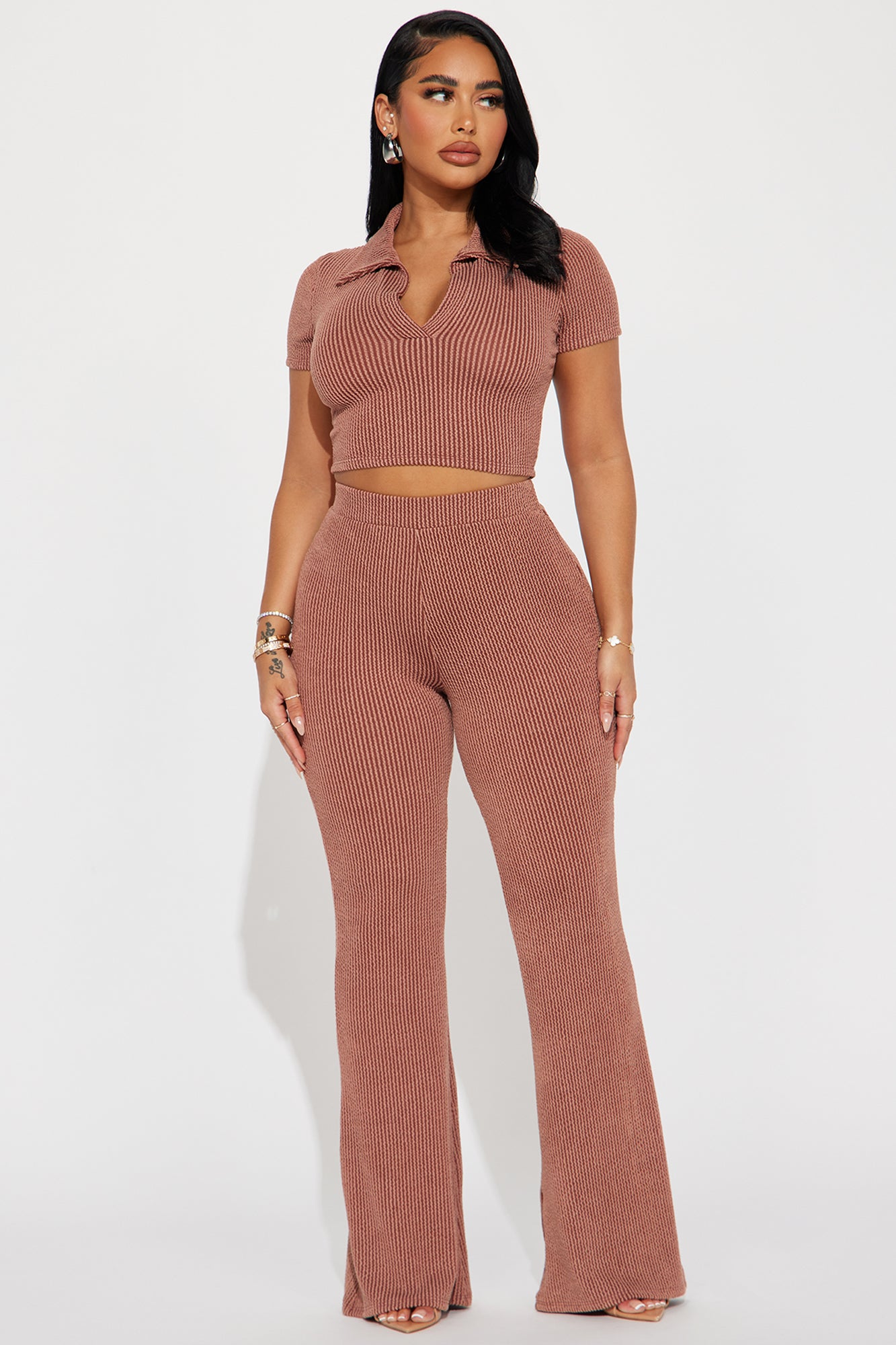 Josie Ribbed Pant Set