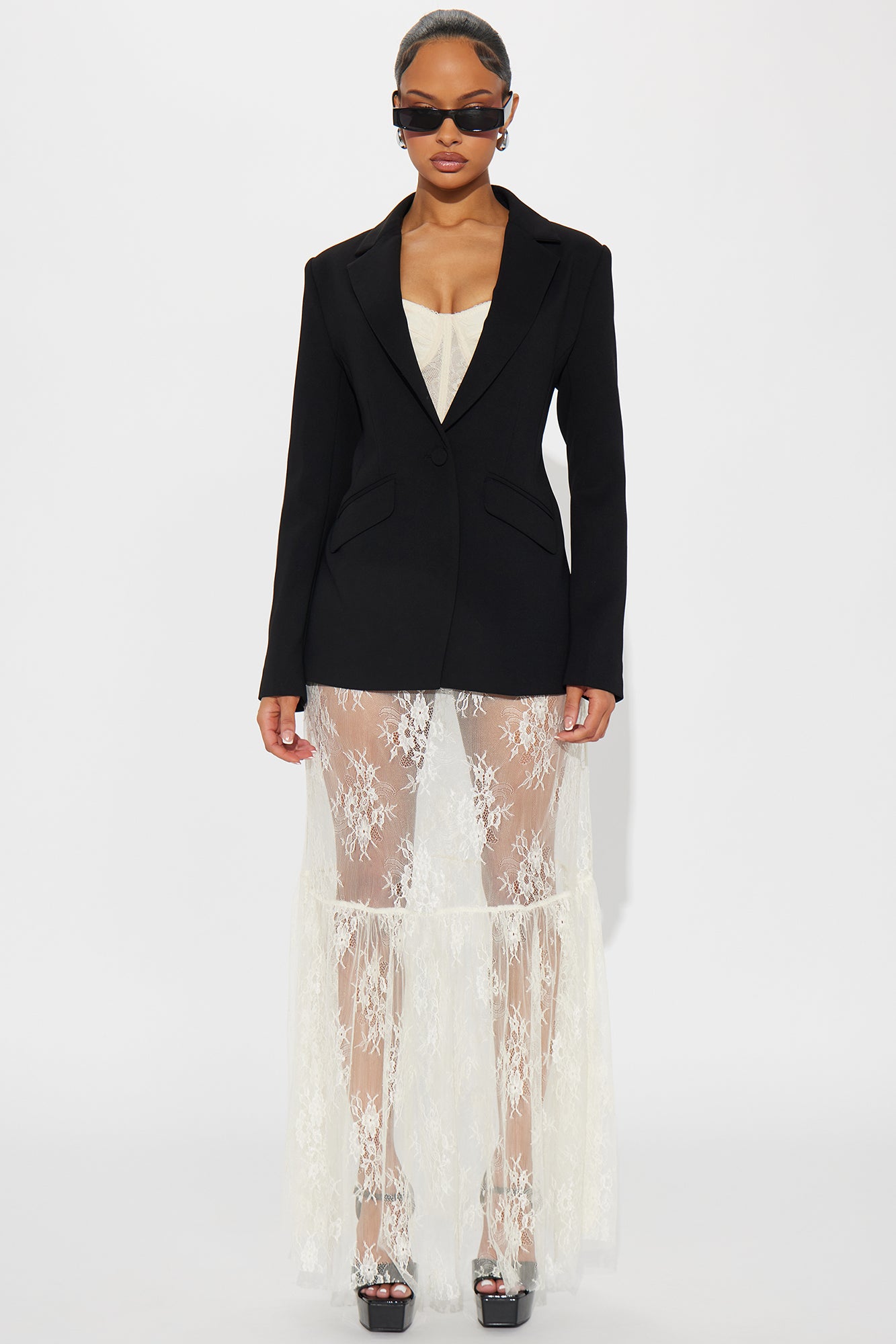 All I Ask Lace Maxi Skirt