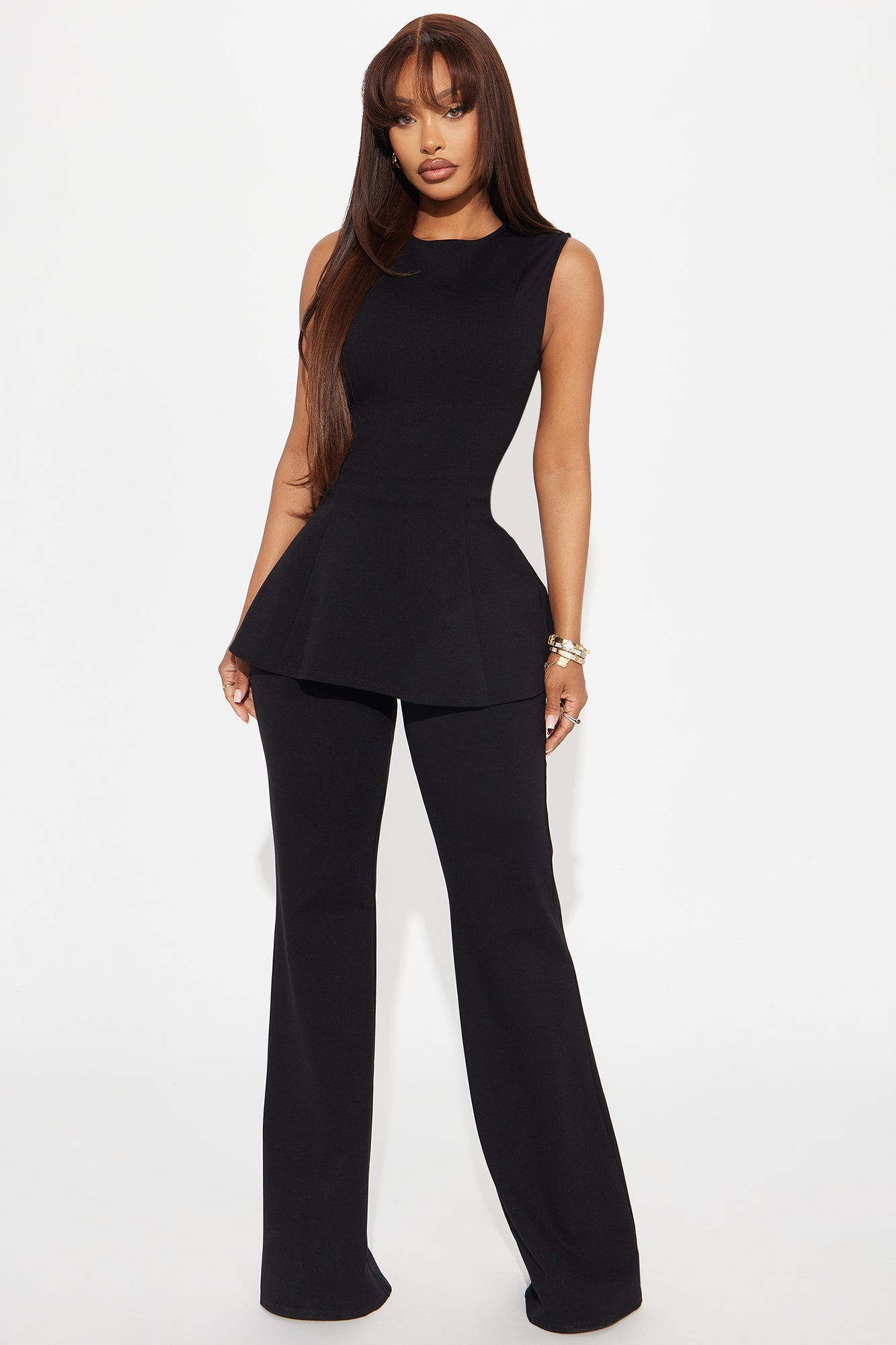 The Ava Peplum Pant Set