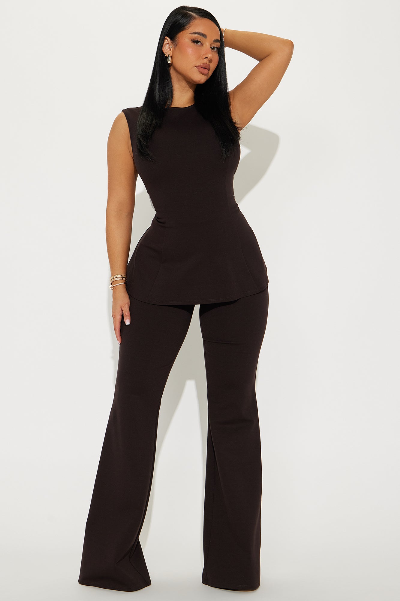 The Ava Peplum Pant Set