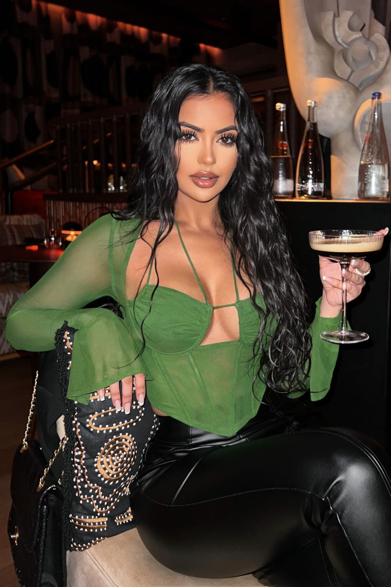 Melanie Mesh Corset Top